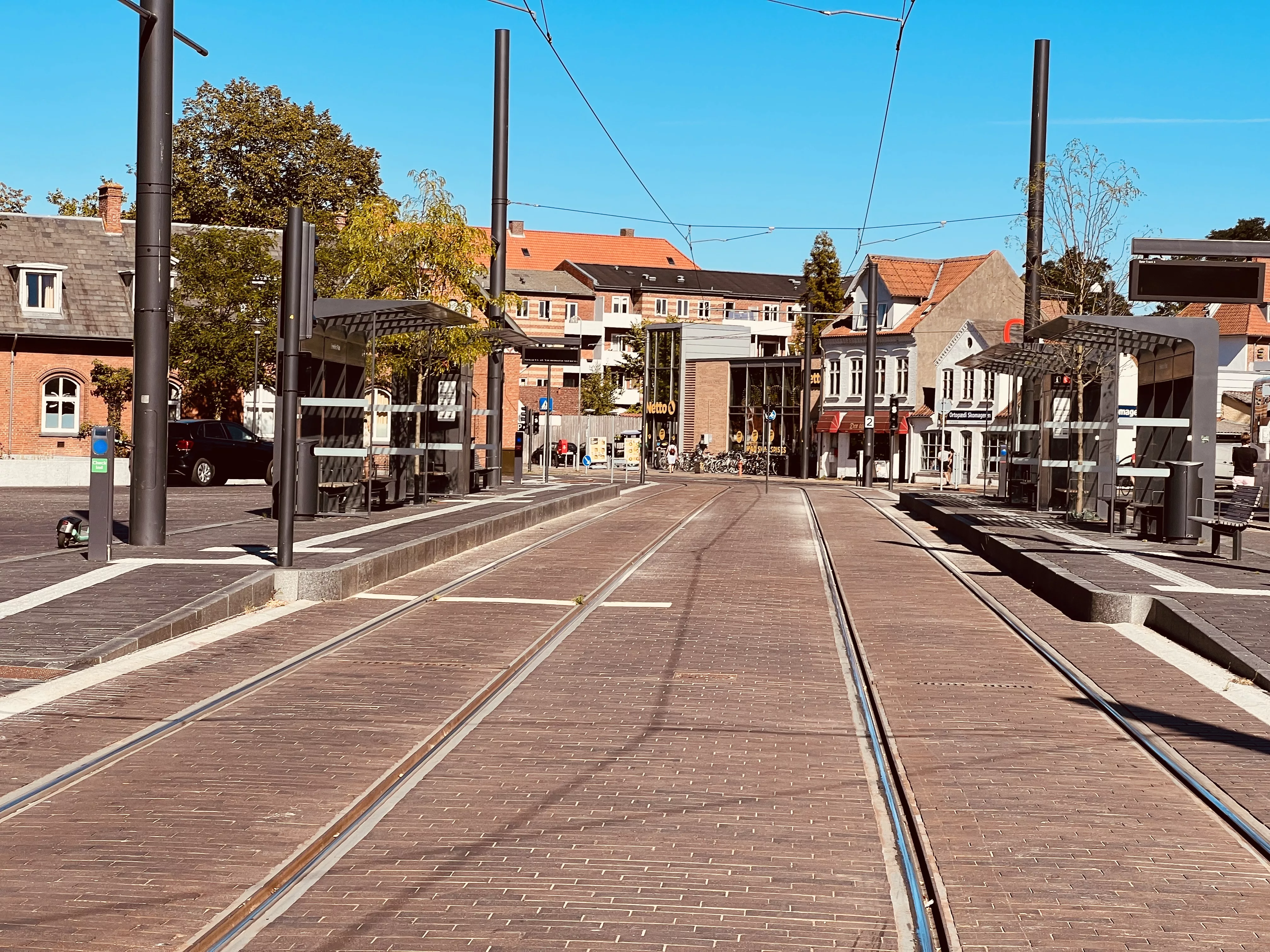 Billede af Benedikts Plads Letbanestation.