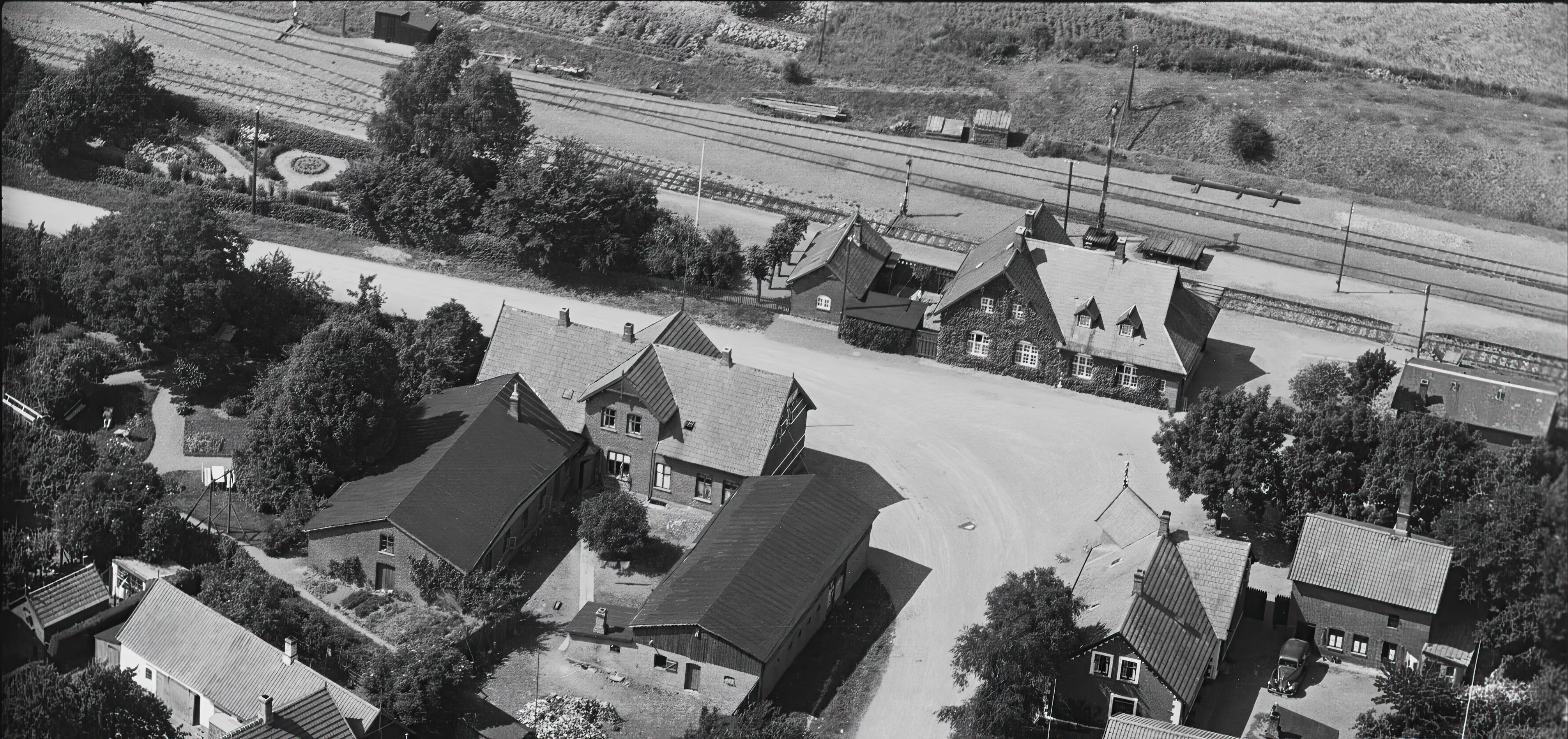 Billede af Vedde Station.