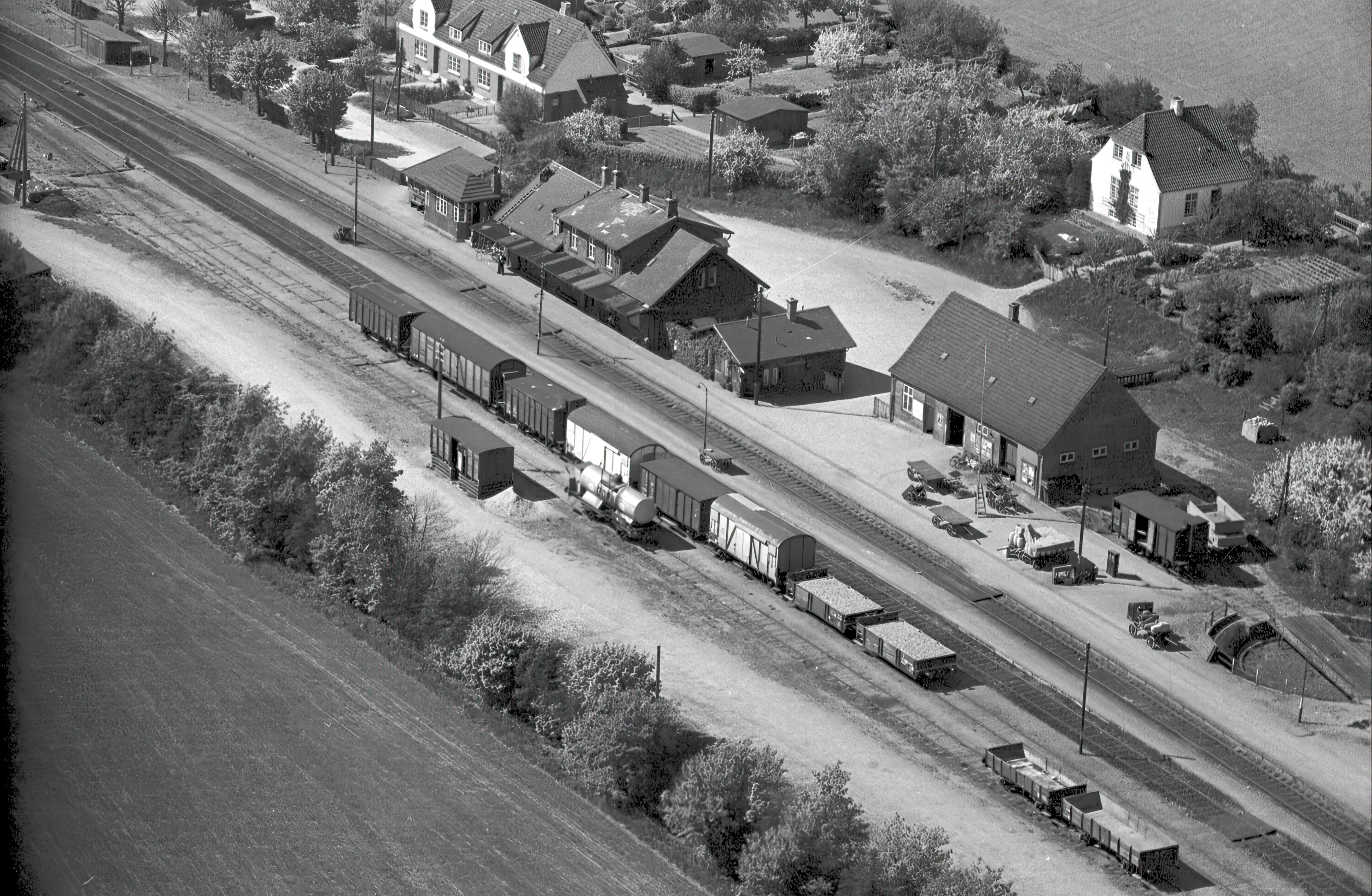 Billede af Værslev Station.