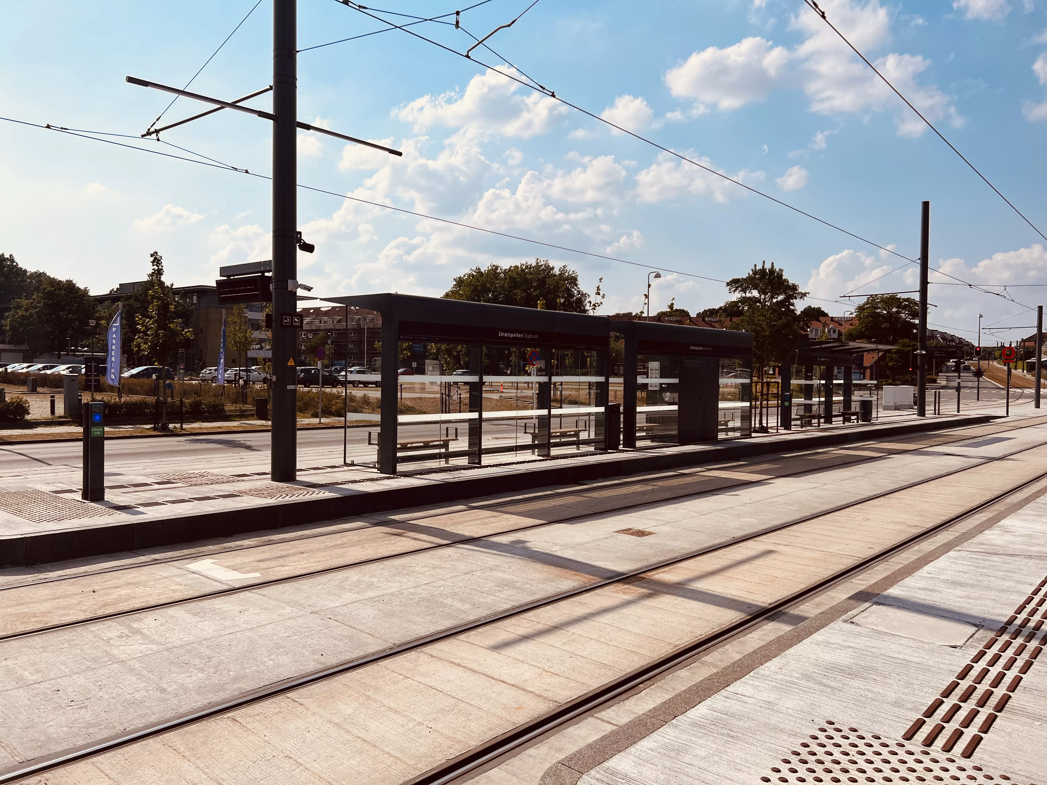 Billede af Idrætsparken Letbanestation. Billede af Idrætsparken Letbanestation.