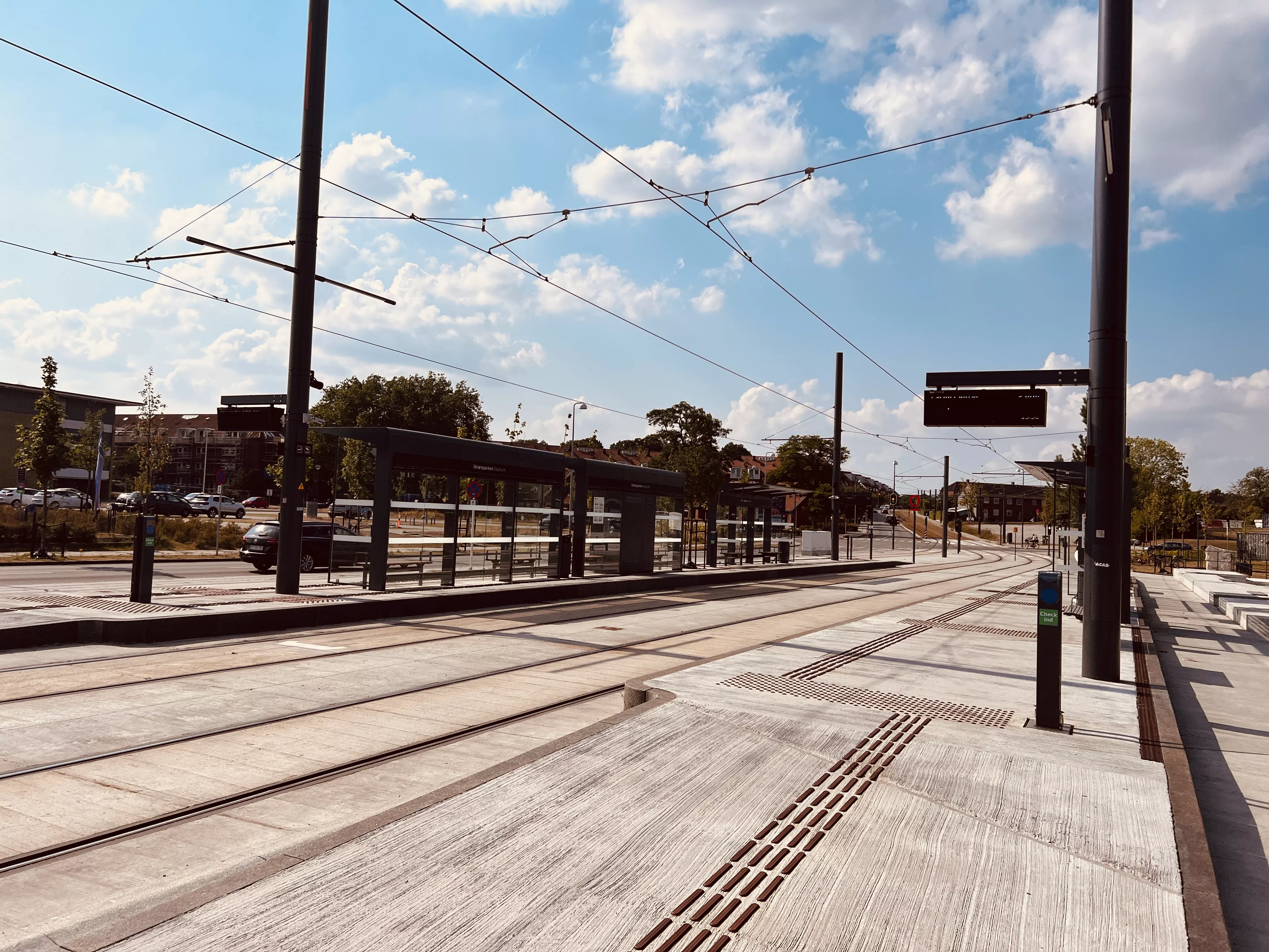 Billede af Idrætsparken Letbanestation. Billede af Idrætsparken Letbanestation.