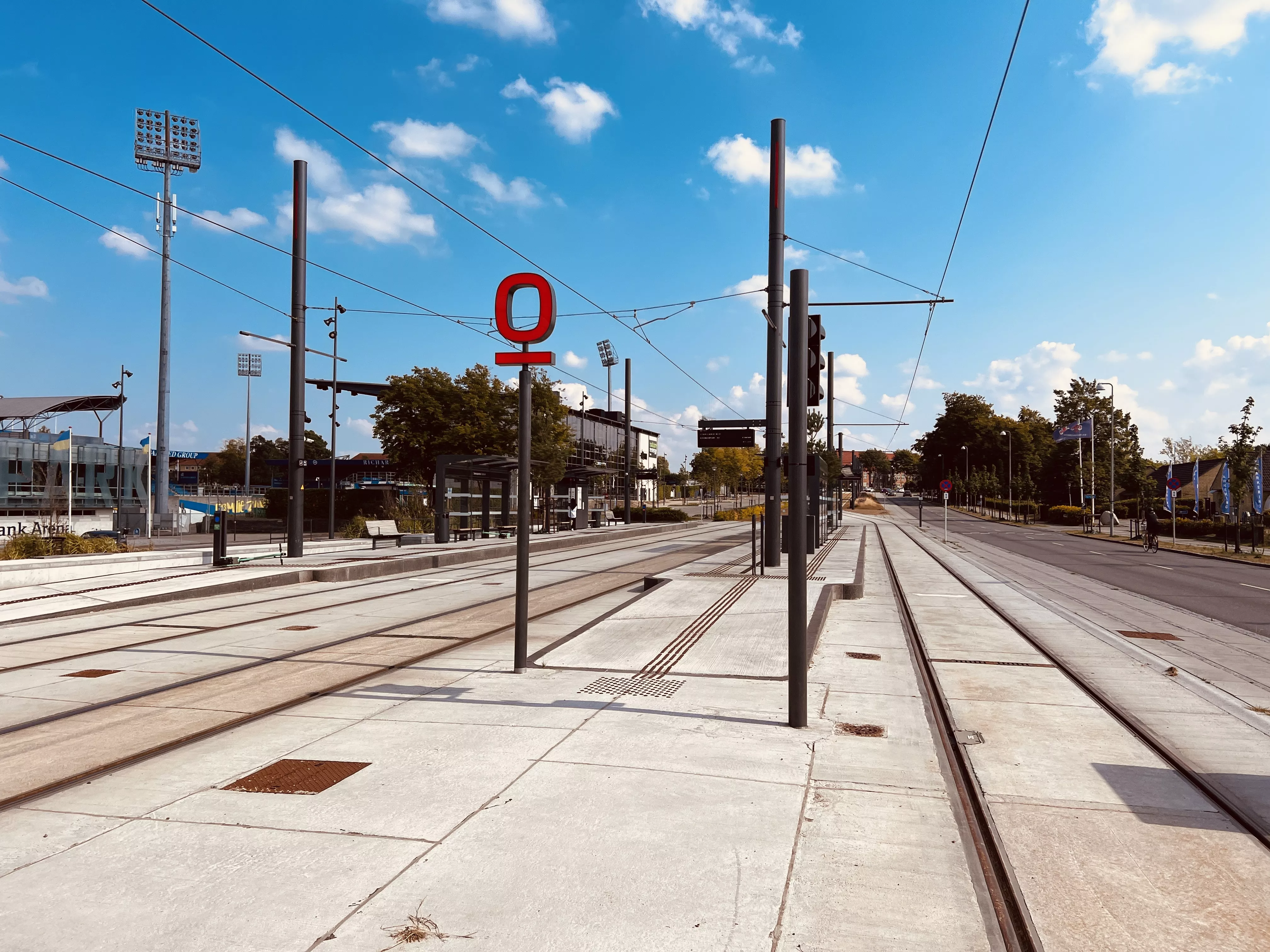 Billede af Idrætsparken Letbanestation. Billede af Idrætsparken Letbanestation.