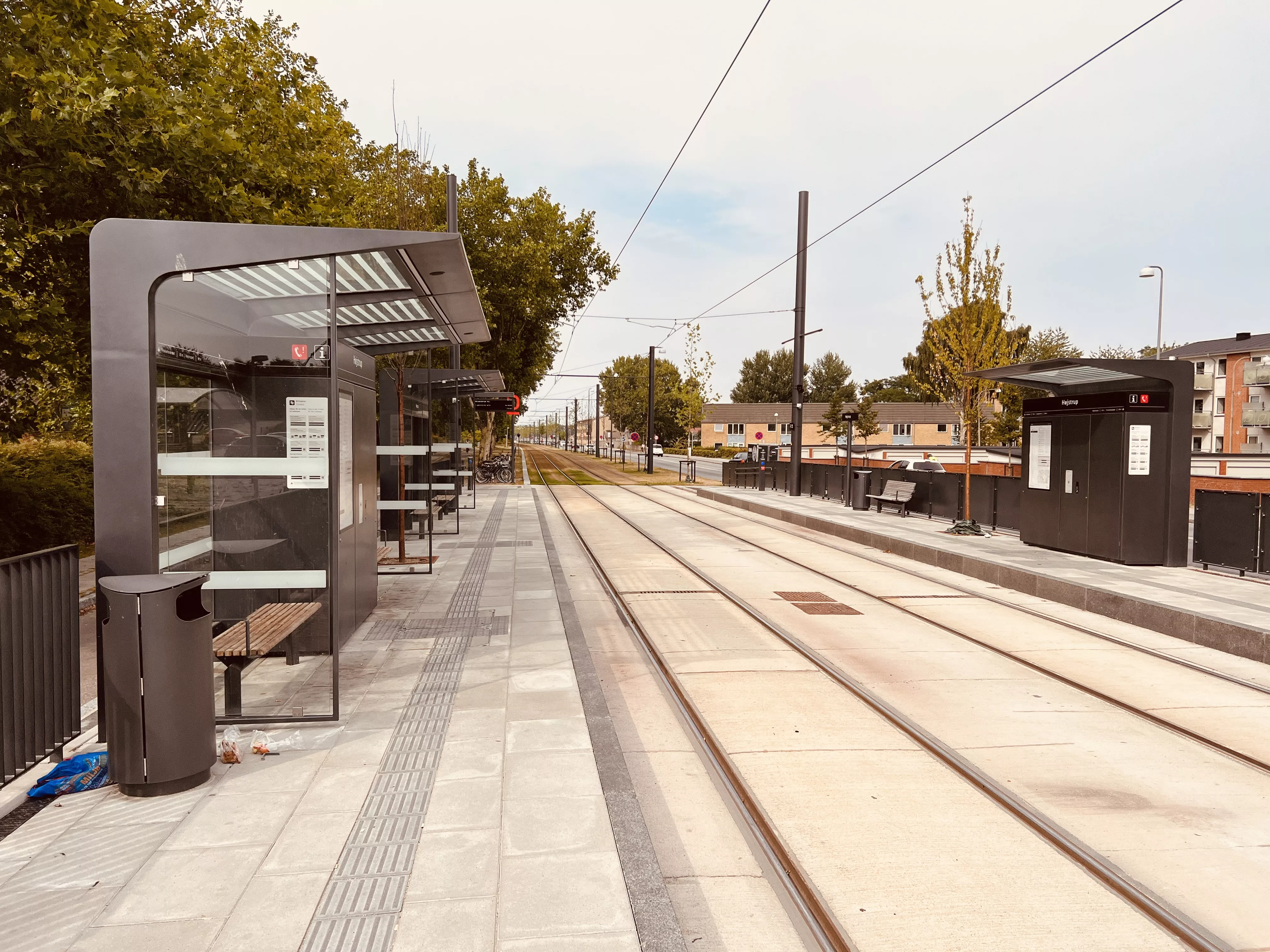 Billede af Højstrup Letbanestation. Billede af Højstrup Letbanestation.