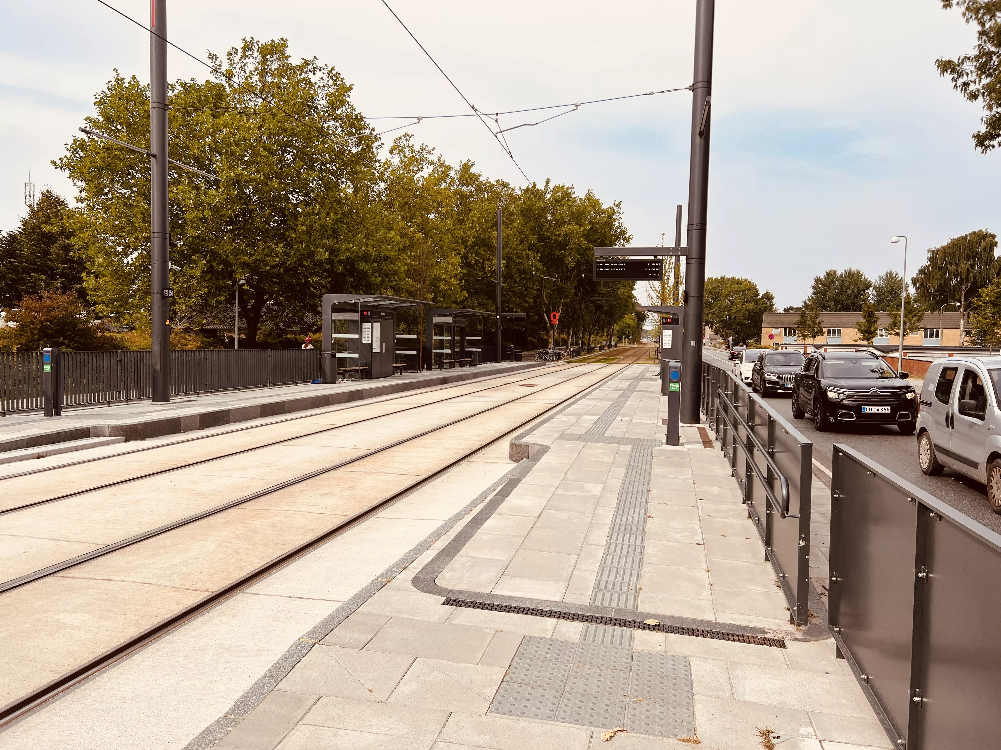 Billede af Højstrup Letbanestation. Billede af Højstrup Letbanestation.