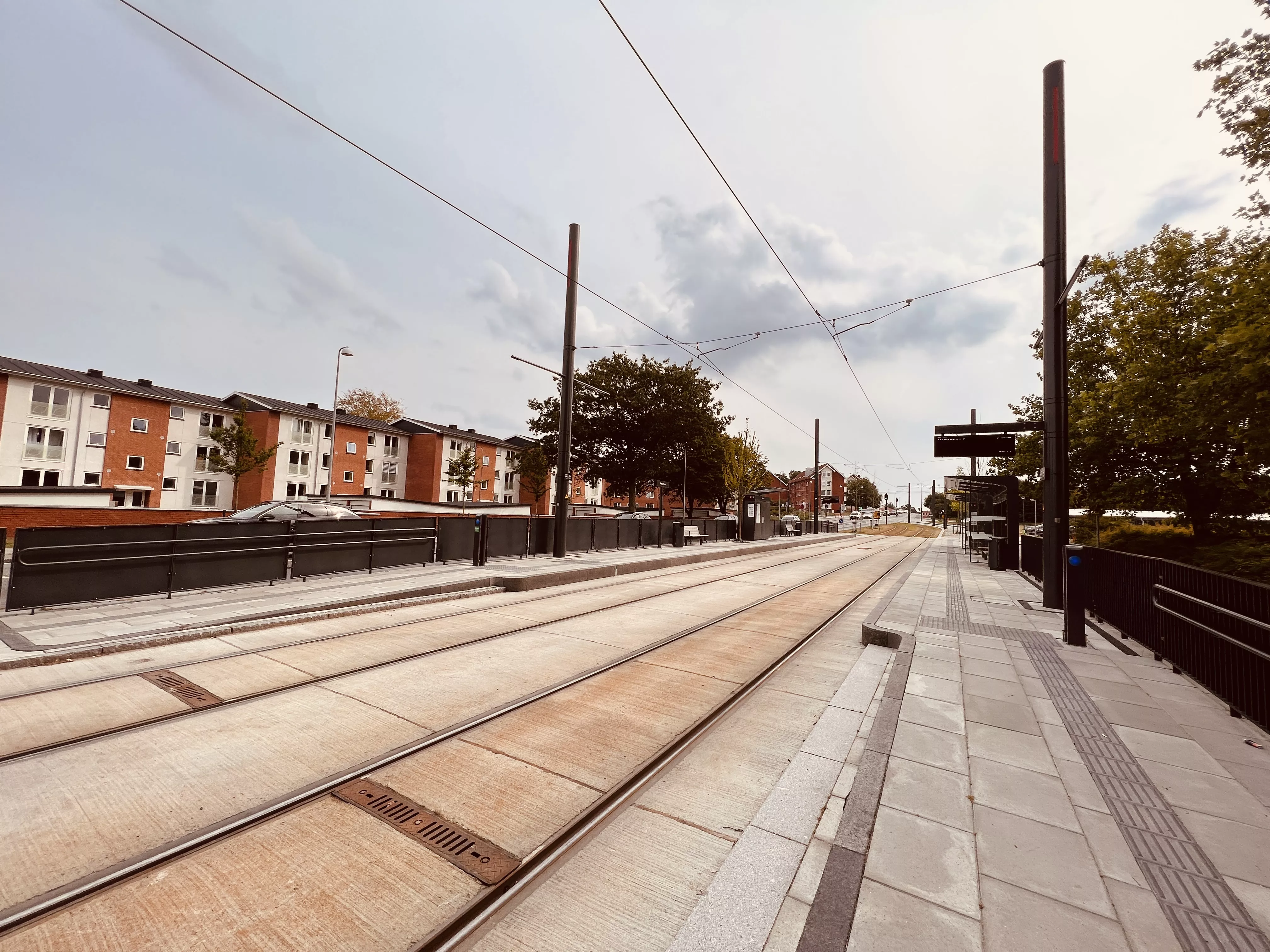 Billede af Højstrup Letbanestation. Billede af Højstrup Letbanestation.