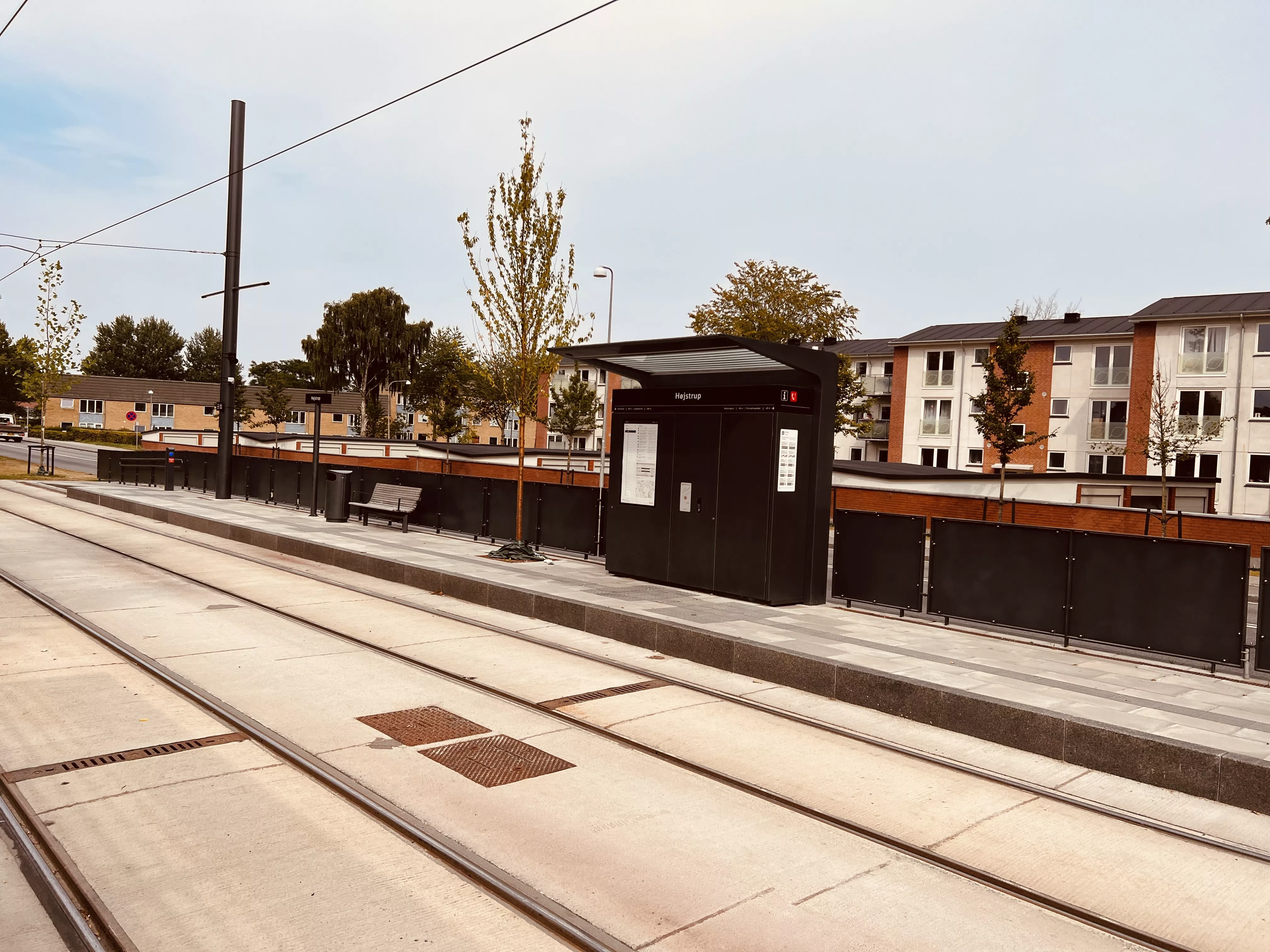 Billede af Højstrup Letbanestation. Billede af Højstrup Letbanestation.