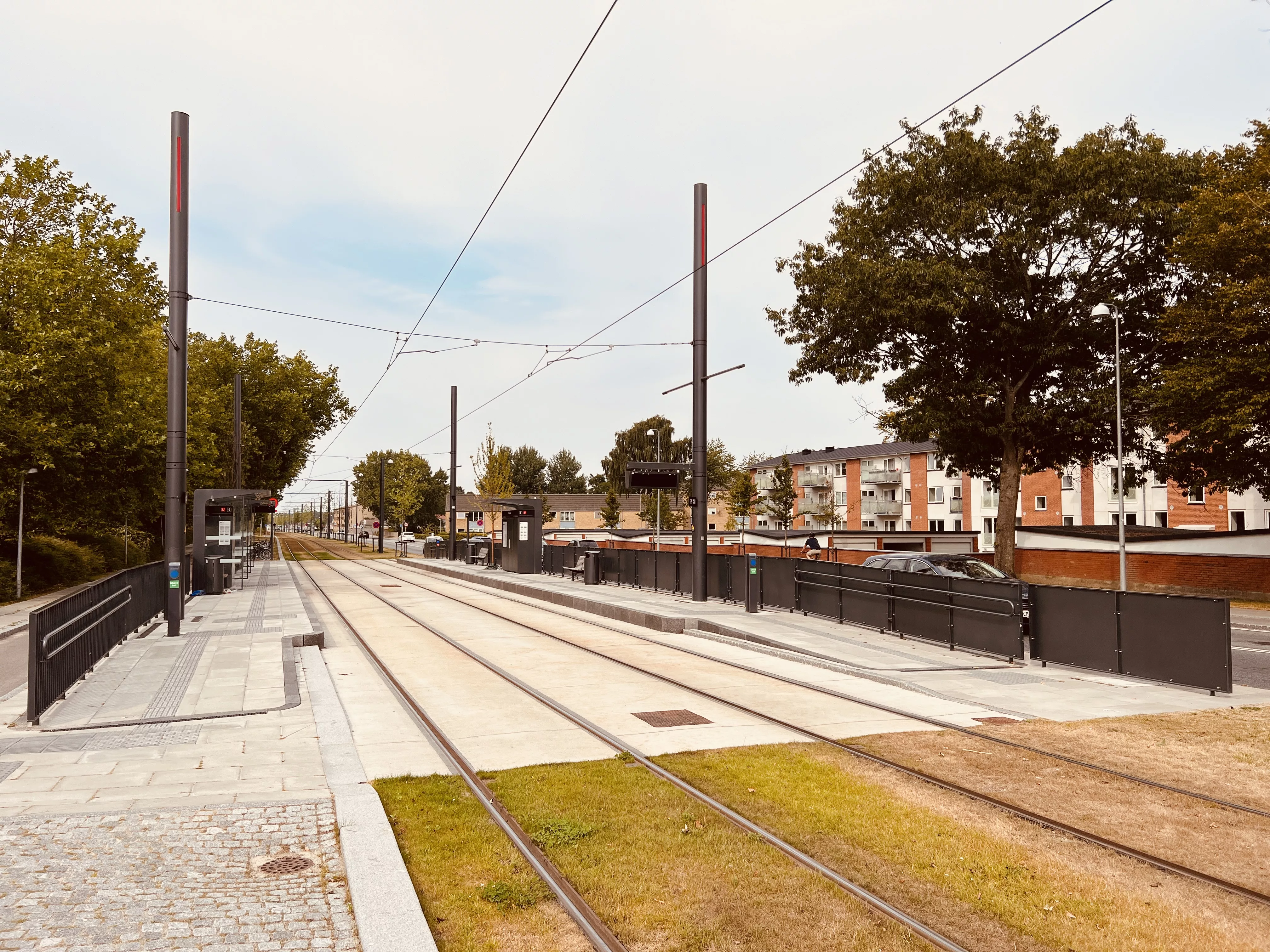 Billede af Højstrup Letbanestation. Billede af Højstrup Letbanestation.