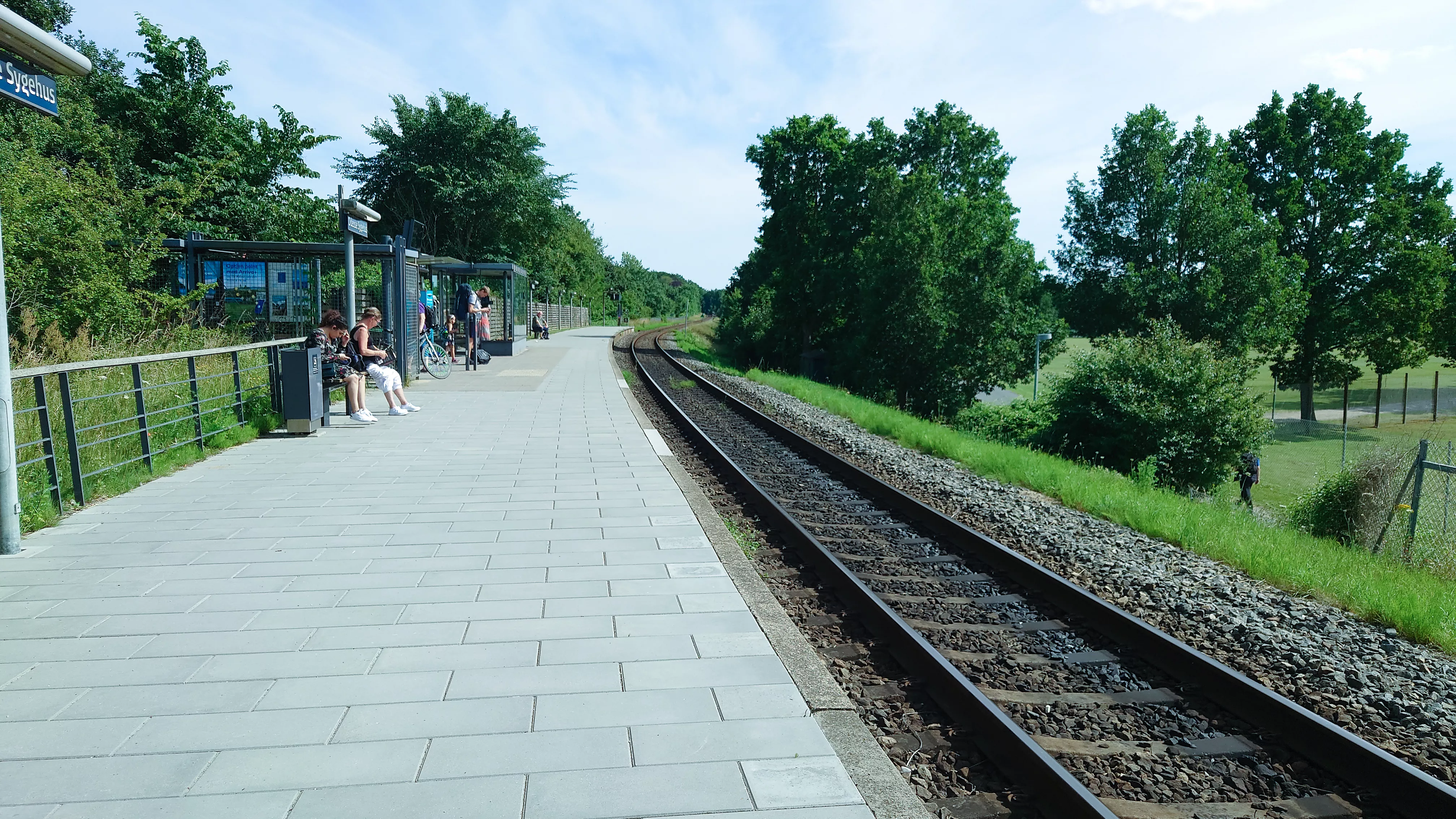 Billede af Odense Sygehus Trinbræt.