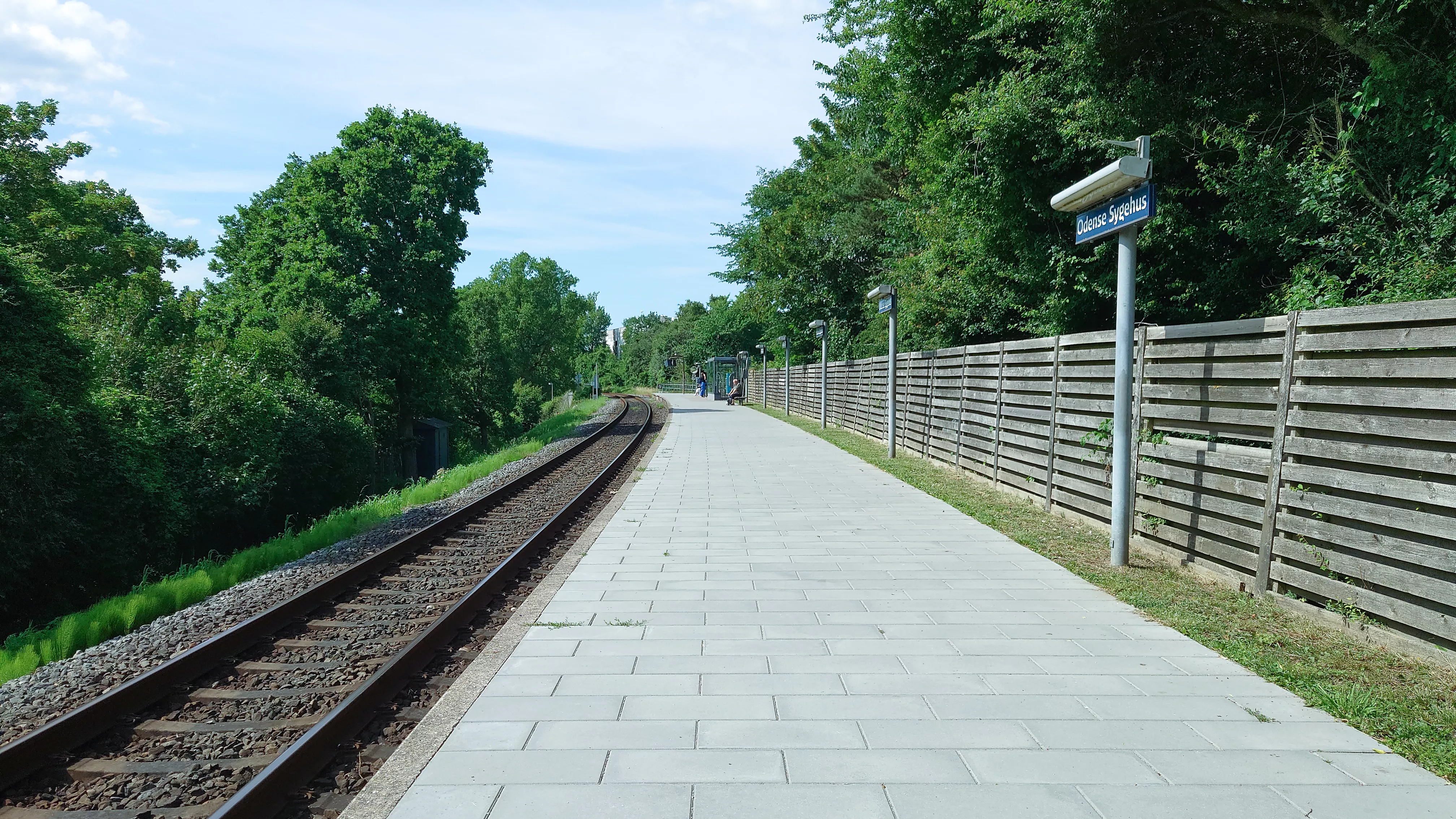 Billede af Odense Sygehus Trinbræt. Billede af Odense Sygehus Trinbræt.