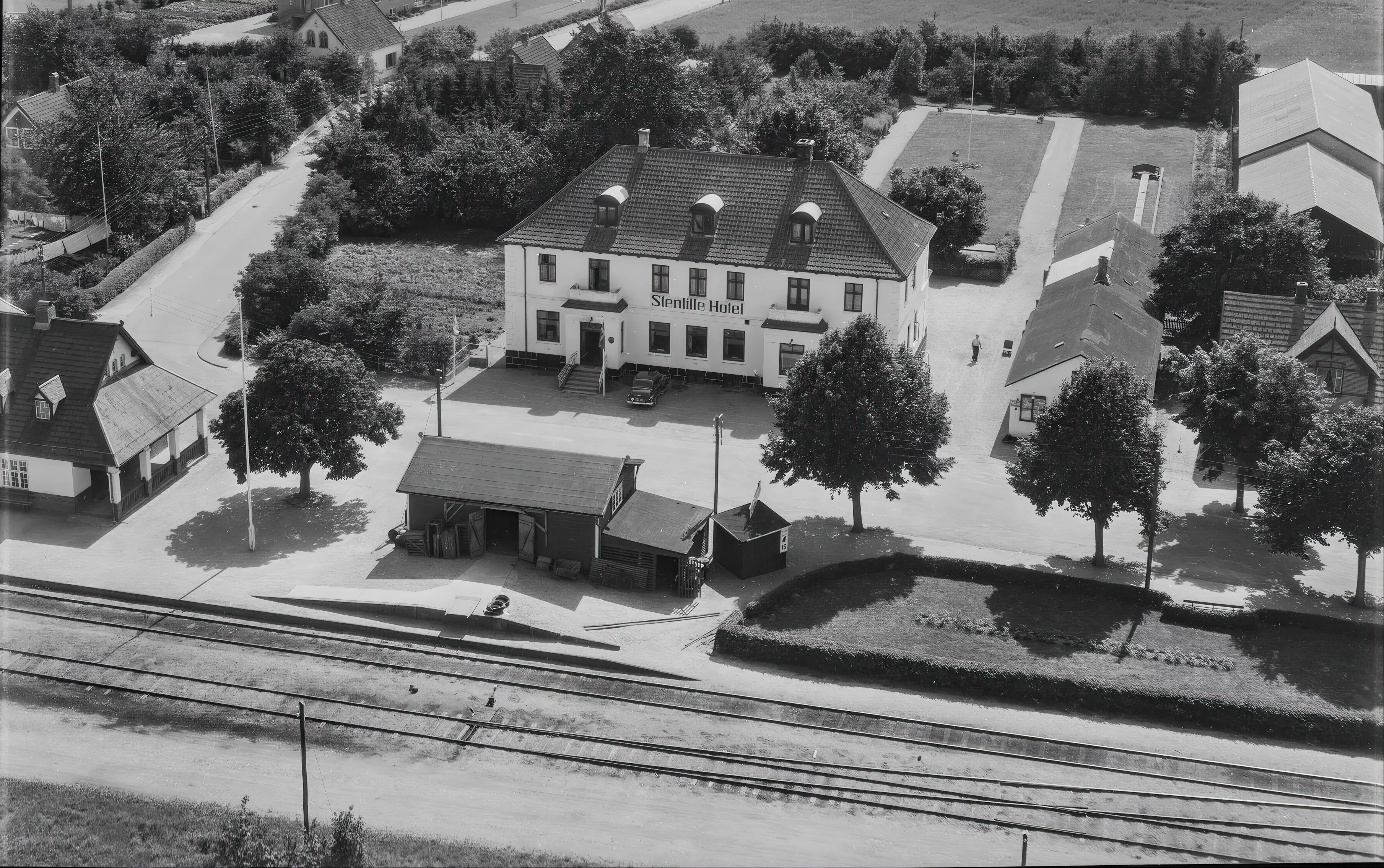 Billede af Stenlille Stations varehus. Billede af Stenlille Stations varehus.