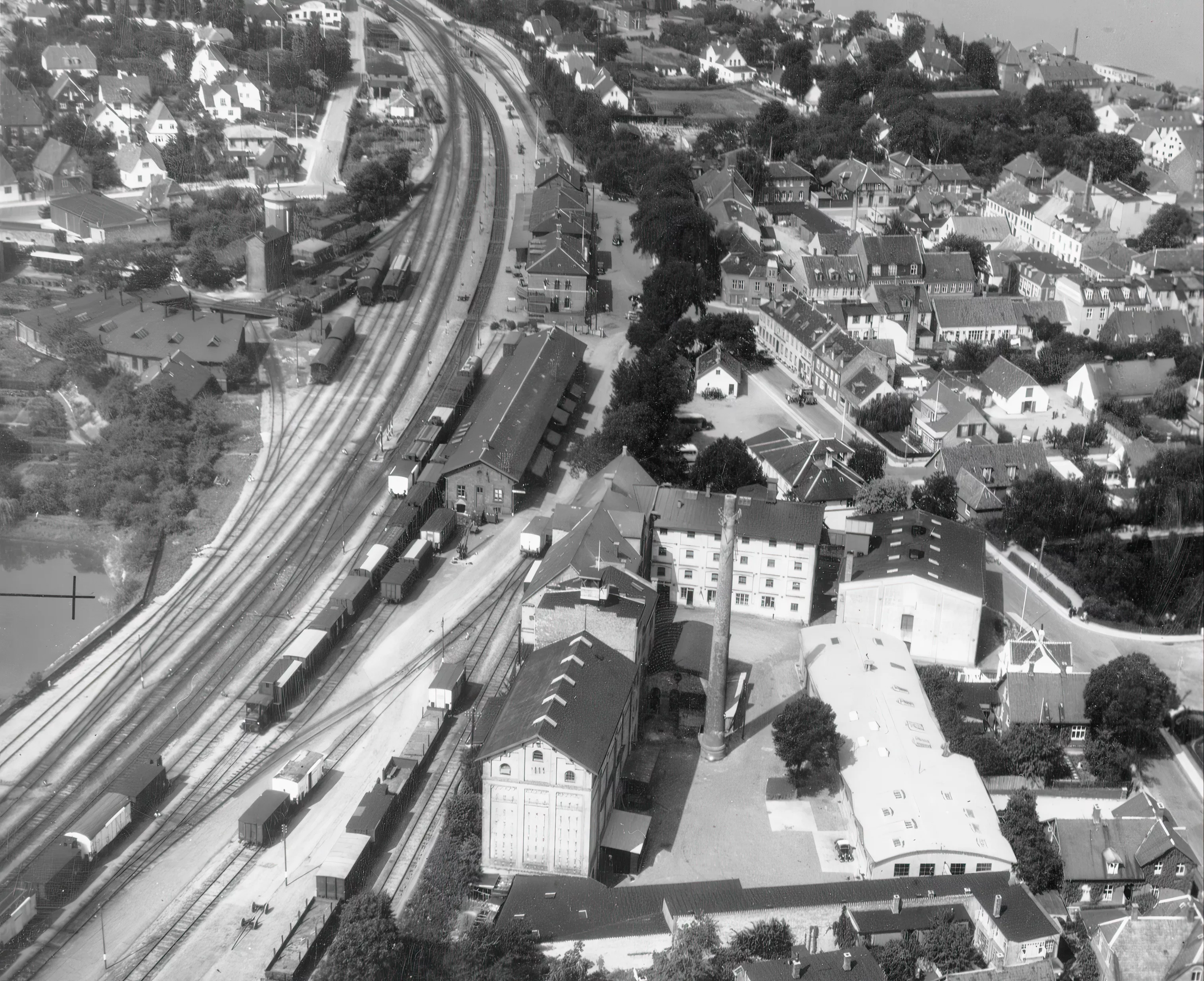 Billede af Holbæk Banegård. Billede af Holbæk Banegård.