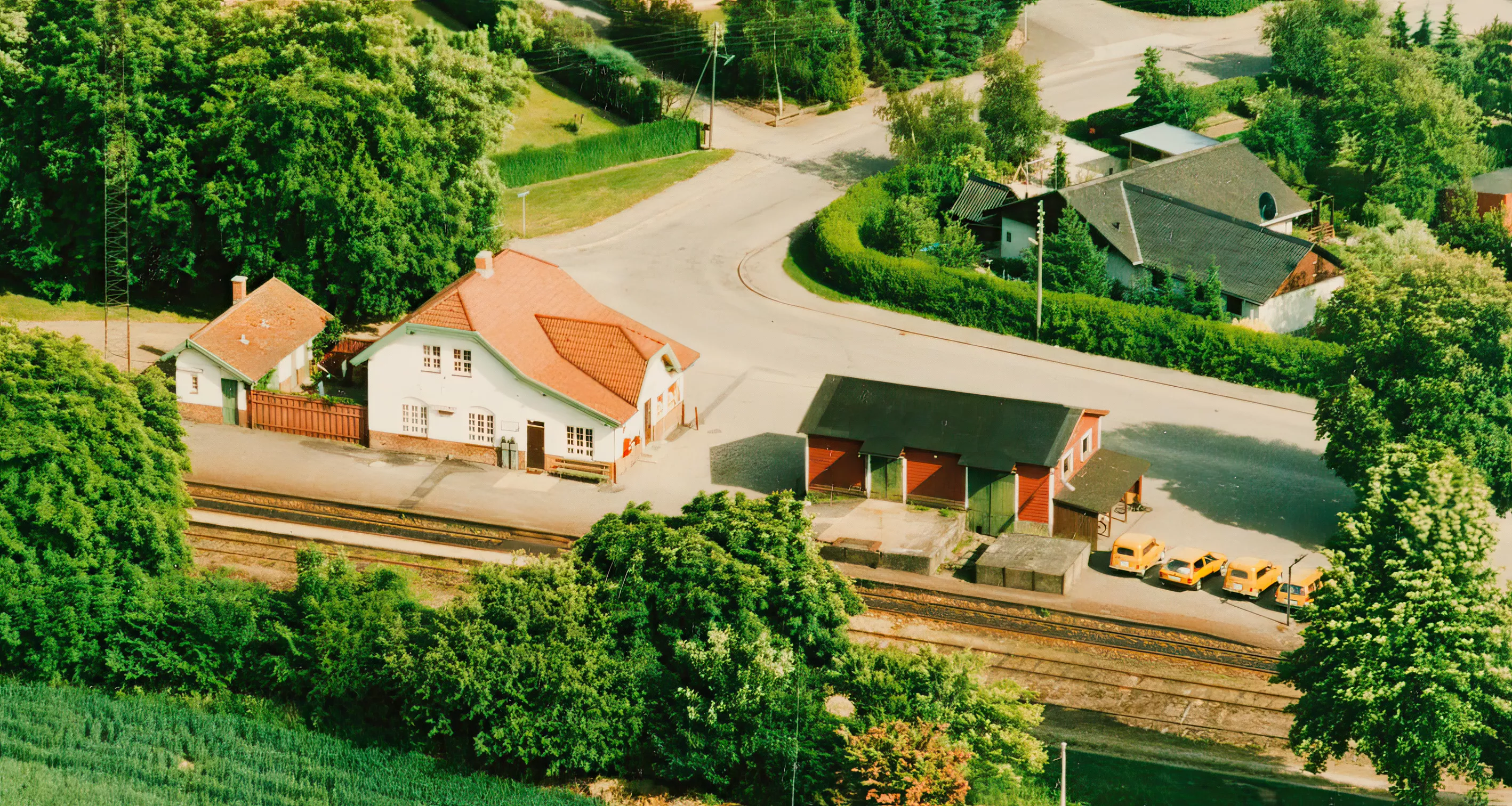 Billede af Grevinge Station.