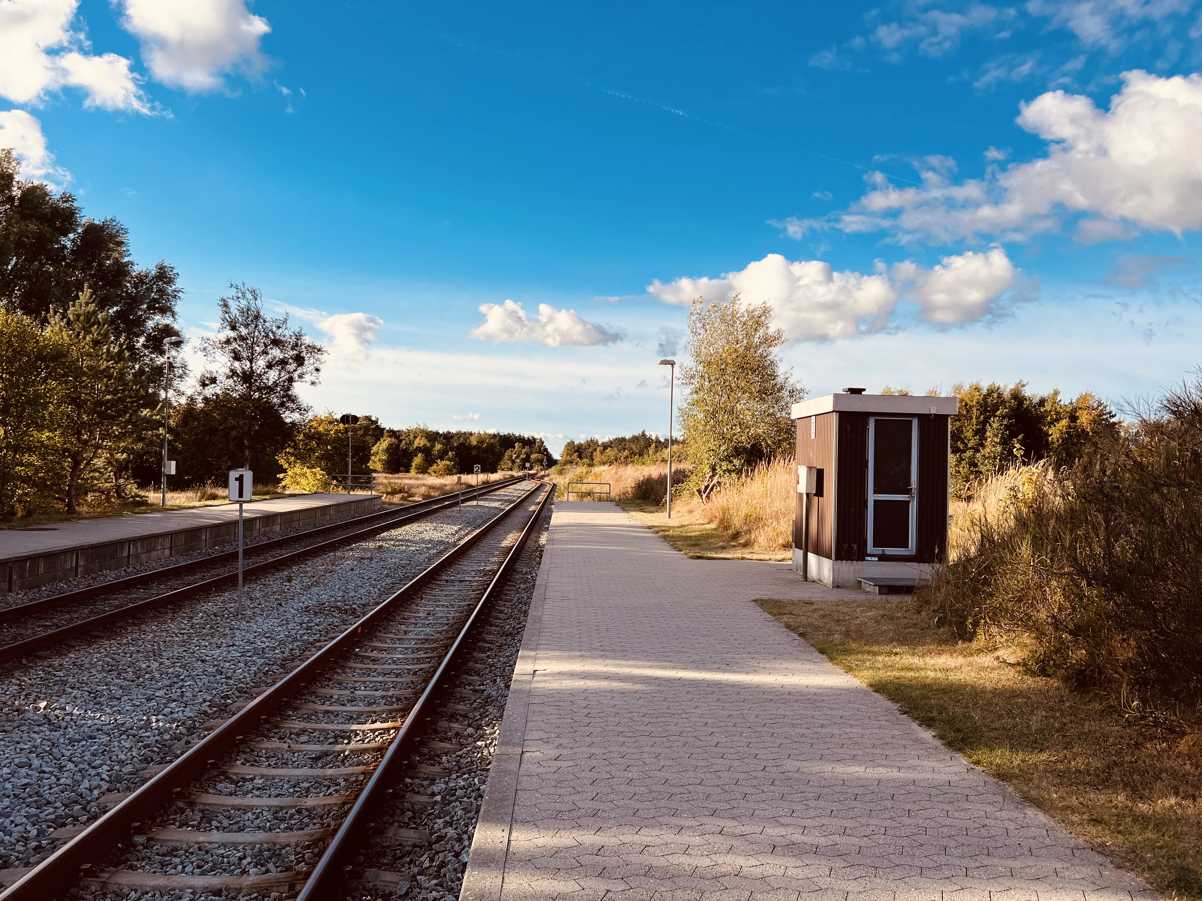 Billede af Ålbæk Station - Station er nedrevet, men Ålbæk Station har ligget her.