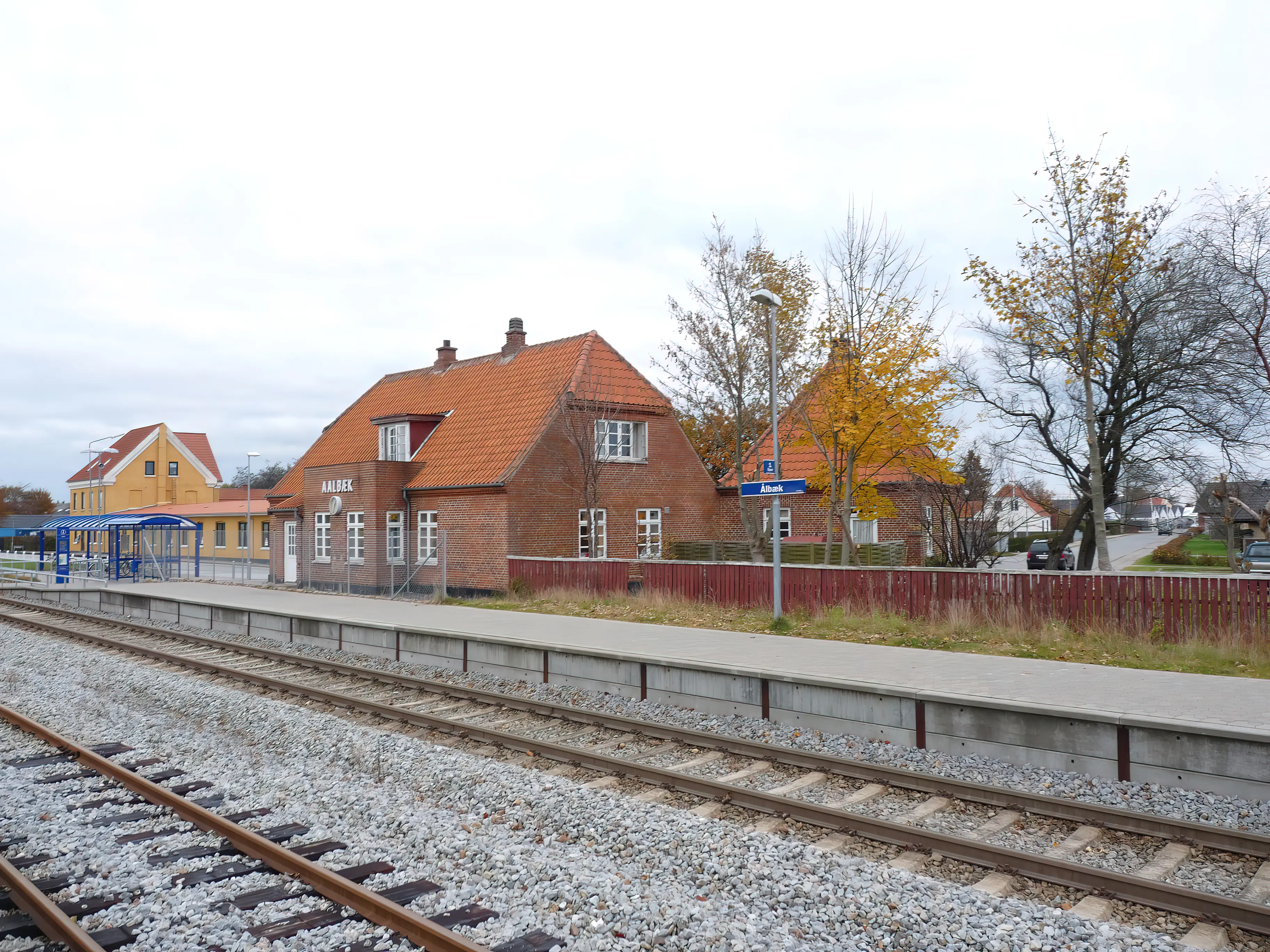 Billede af Ålbæk Station. Billede af Ålbæk Station.