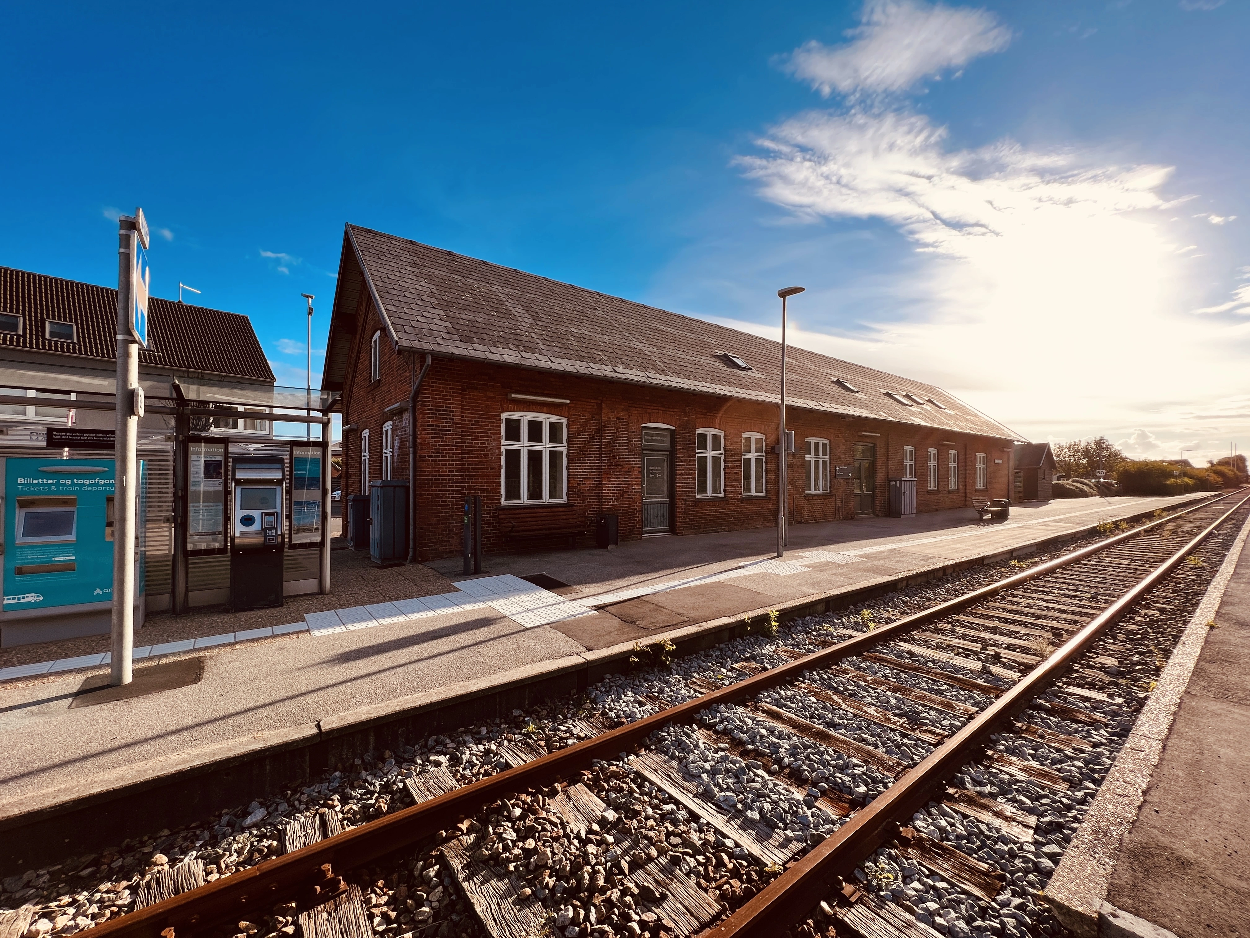 Billede af Hvidbjerg Station. Billede af Hvidbjerg Station.