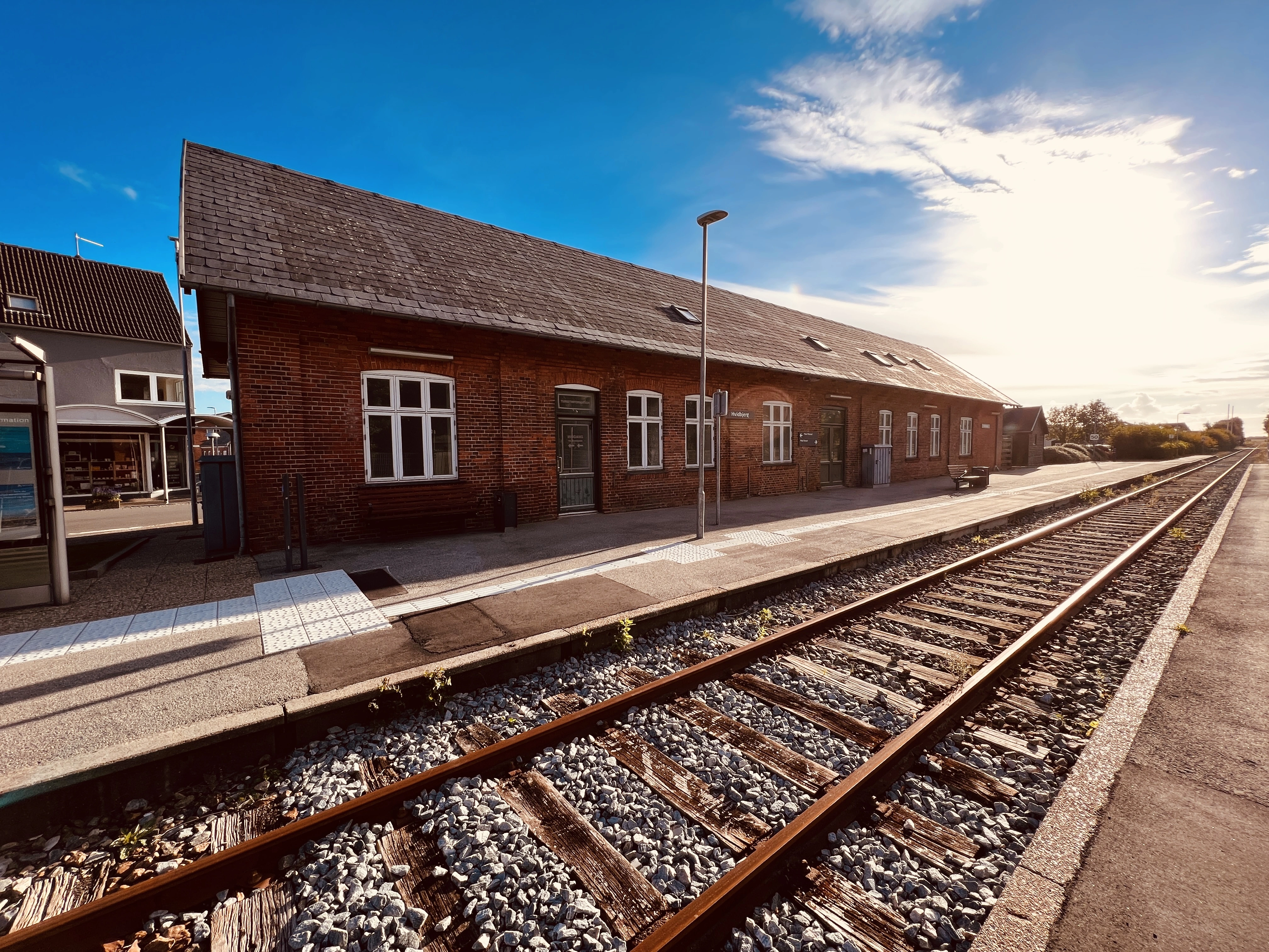 Billede af Hvidbjerg Station.