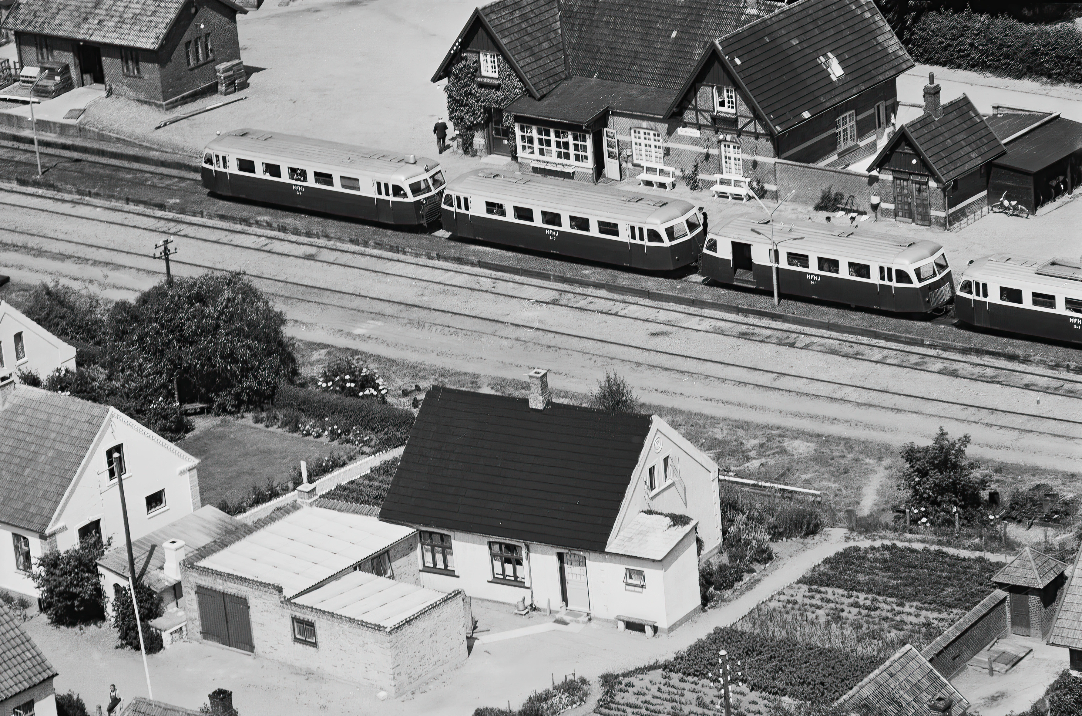 Billede af Skævinge Station.