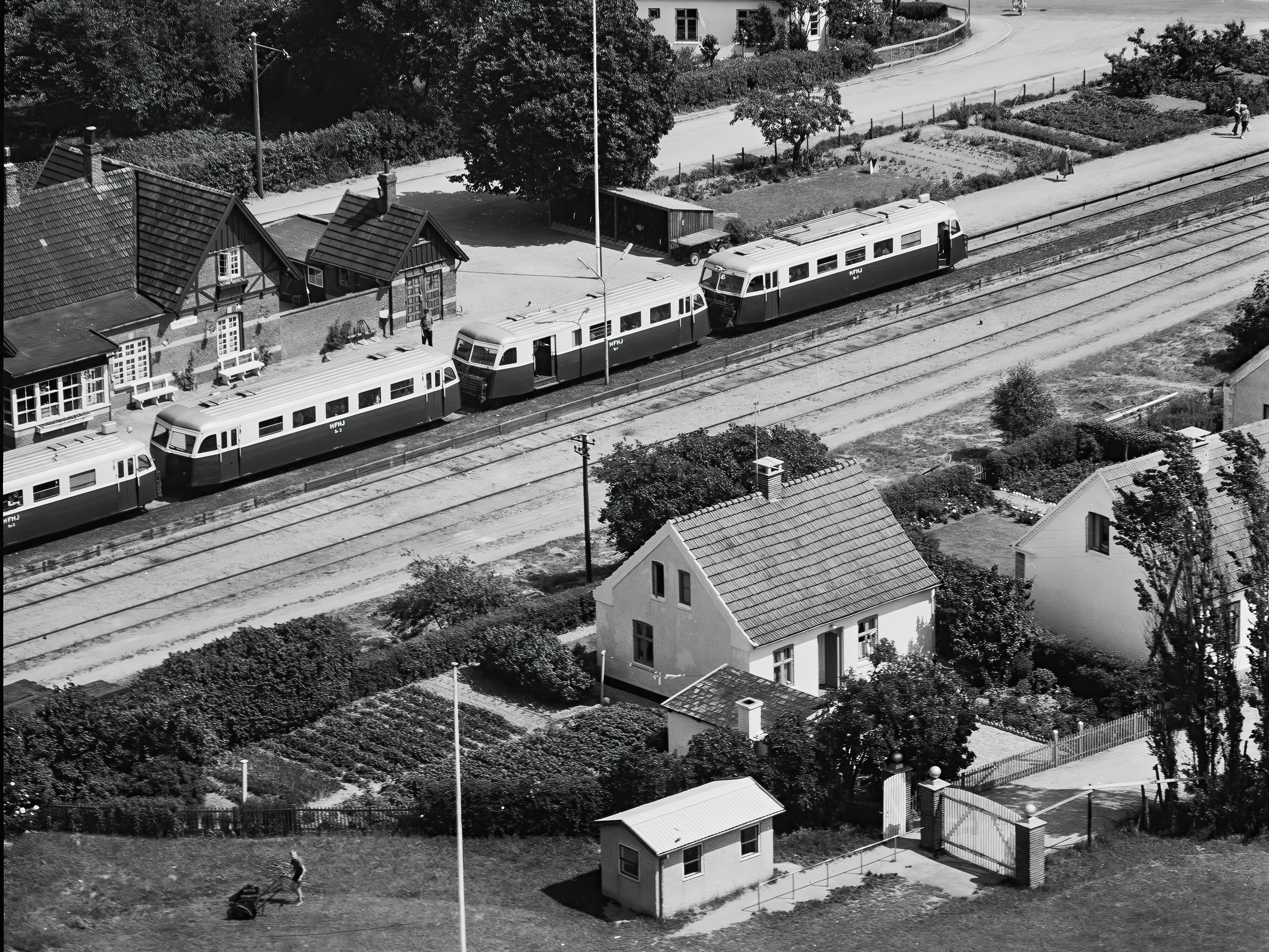 Billede af Skævinge Station.