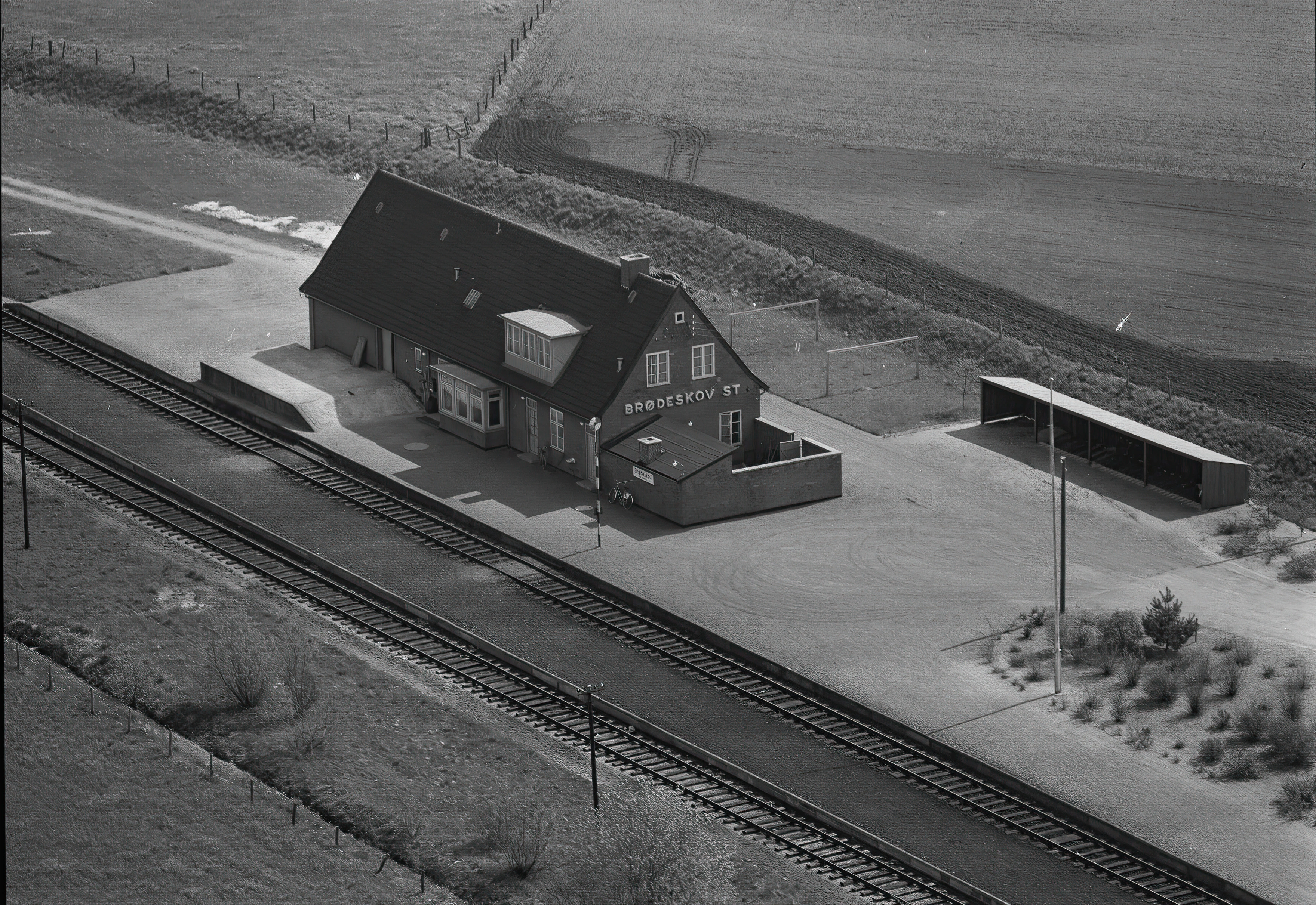 Billede af Brødeskov Station.