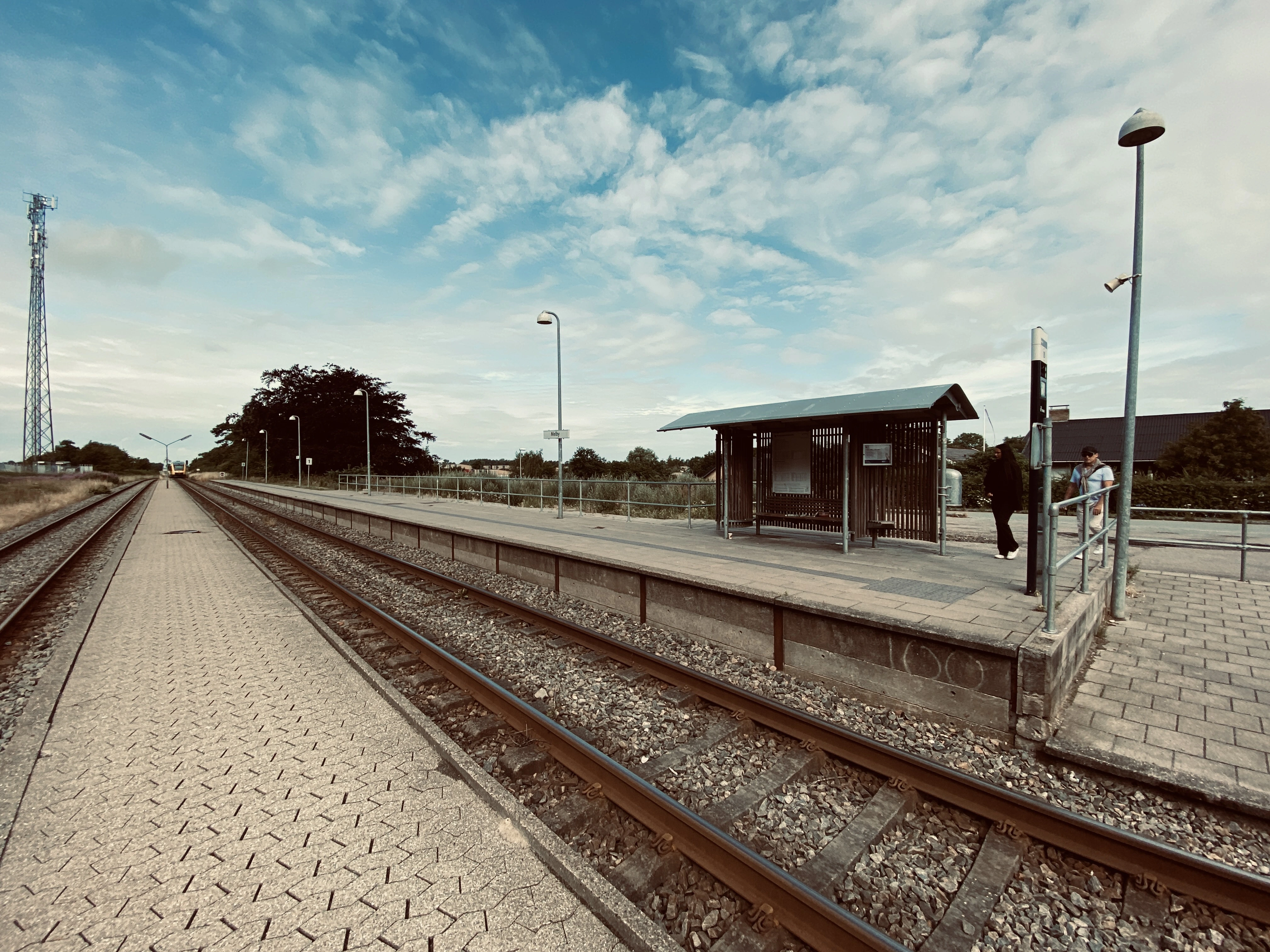 Billede af Melby Station - Station er nedrevet, men Melby Station har ligget her. Billede af Melby Station - Station er nedrevet, men Melby Station har ligget her.