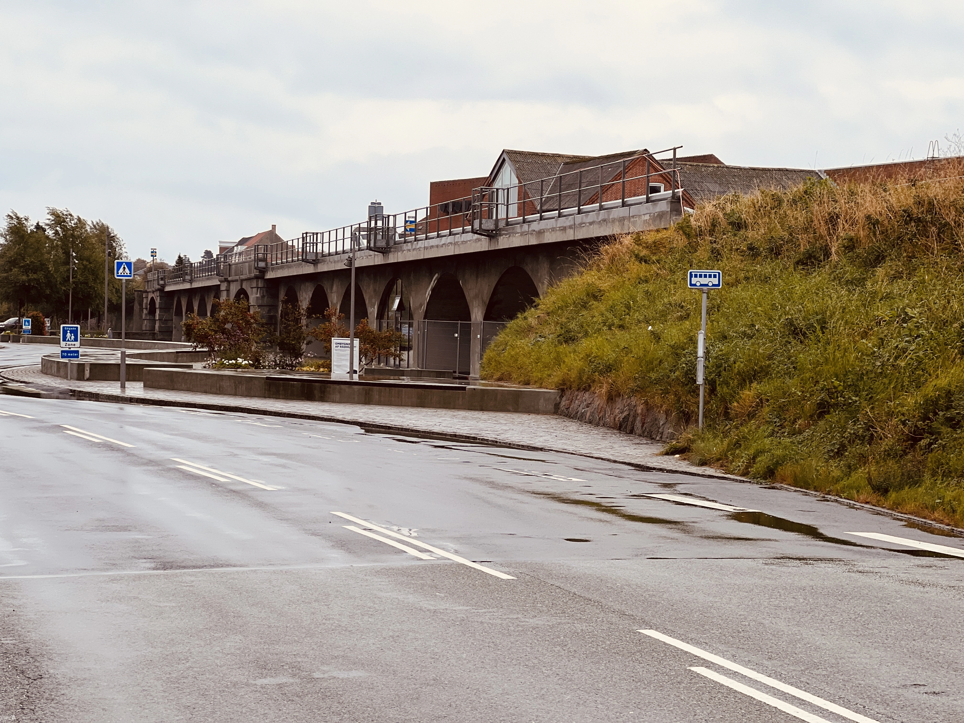 Billede af Struer Havneplads Trinbræt - Trinbræt er nedrevet, men Struer Havneplads Trinbræt har ligget her.