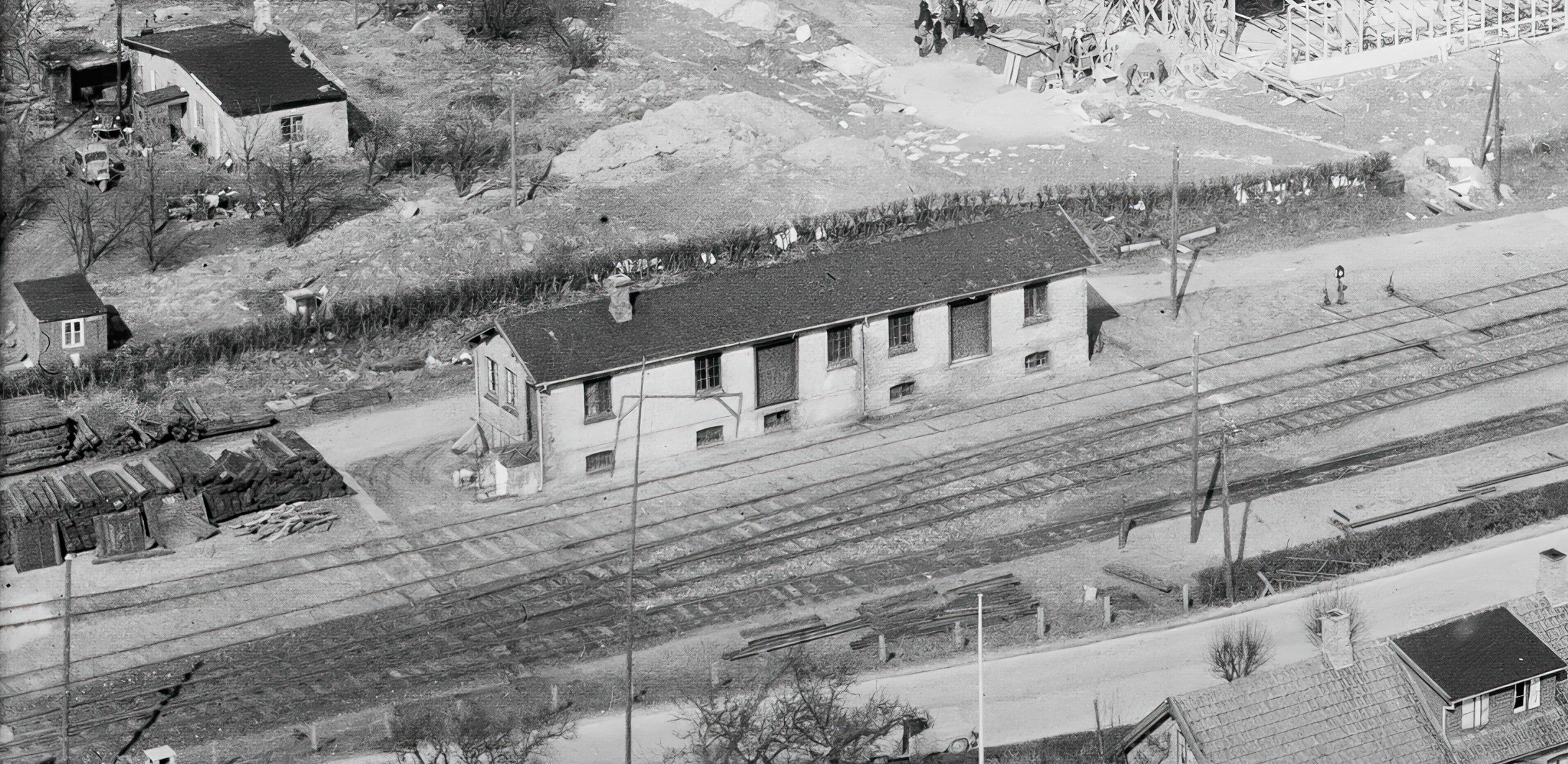Billede af Kvistgård Stations varehus. Billede af Kvistgård Stations varehus.