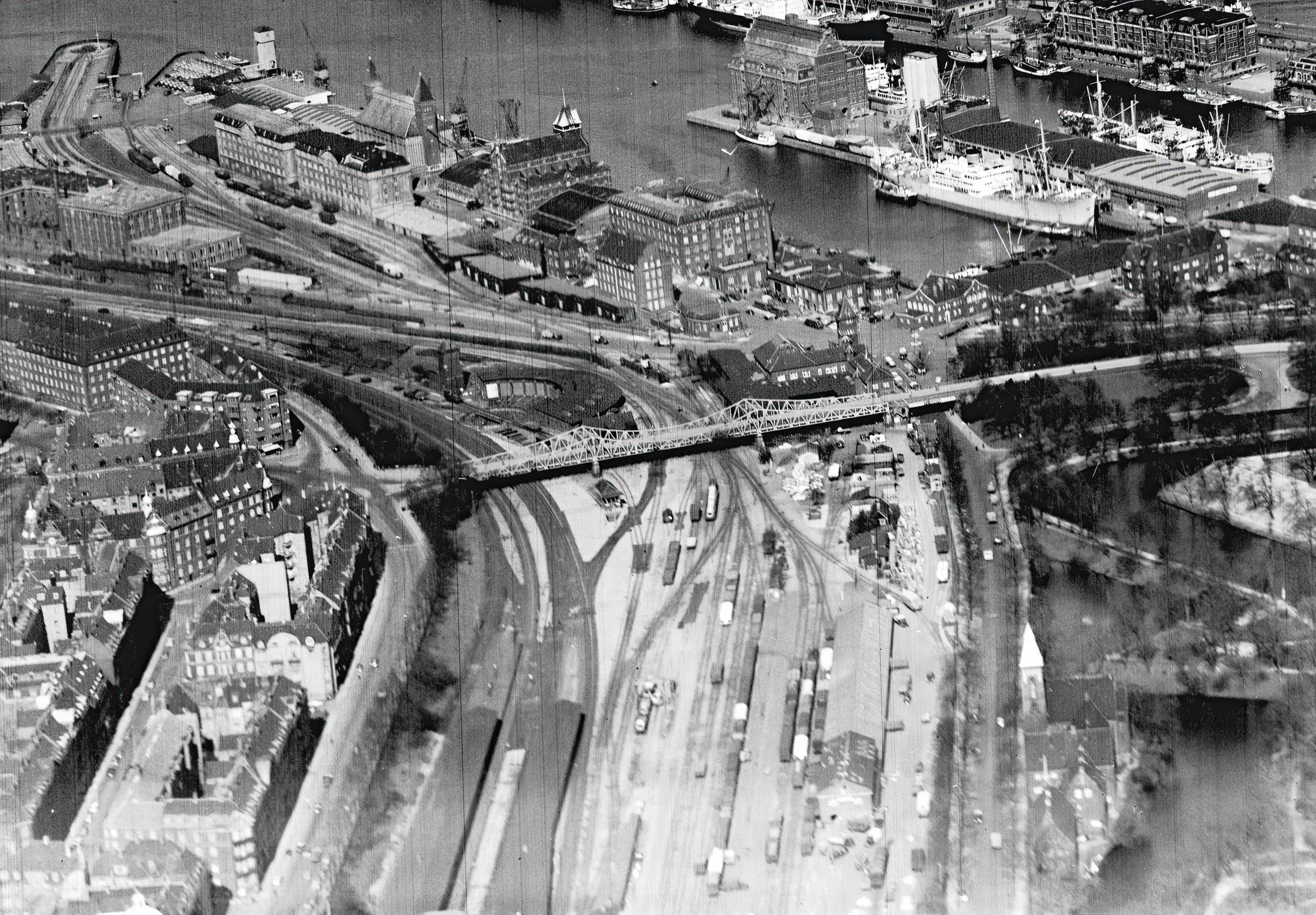 Billede af Østerport Stations remiseområde. Billede af Østerport Stations remiseområde.