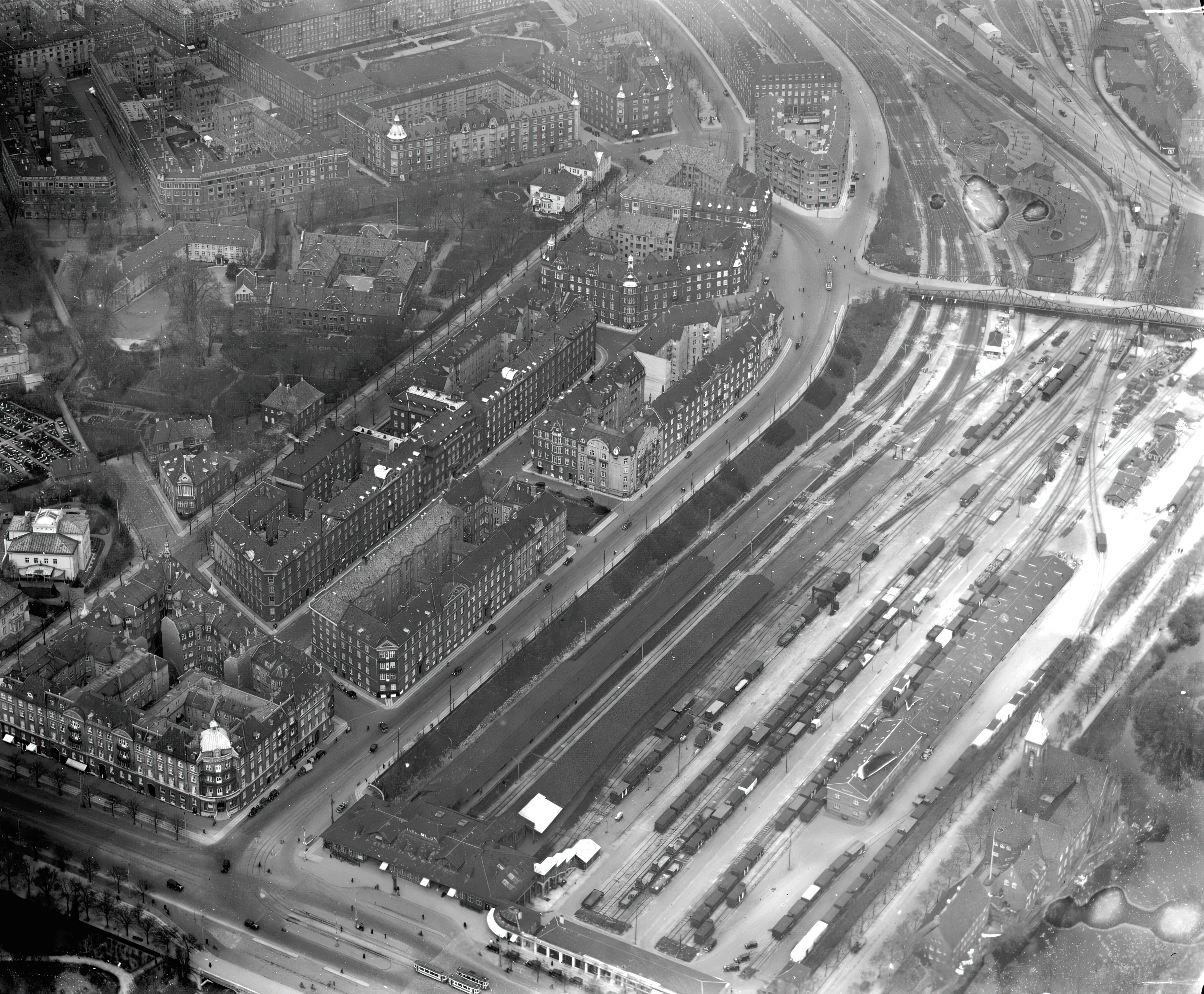 Billede af Østerport Stations remiseområde. Billede af Østerport Stations remiseområde.