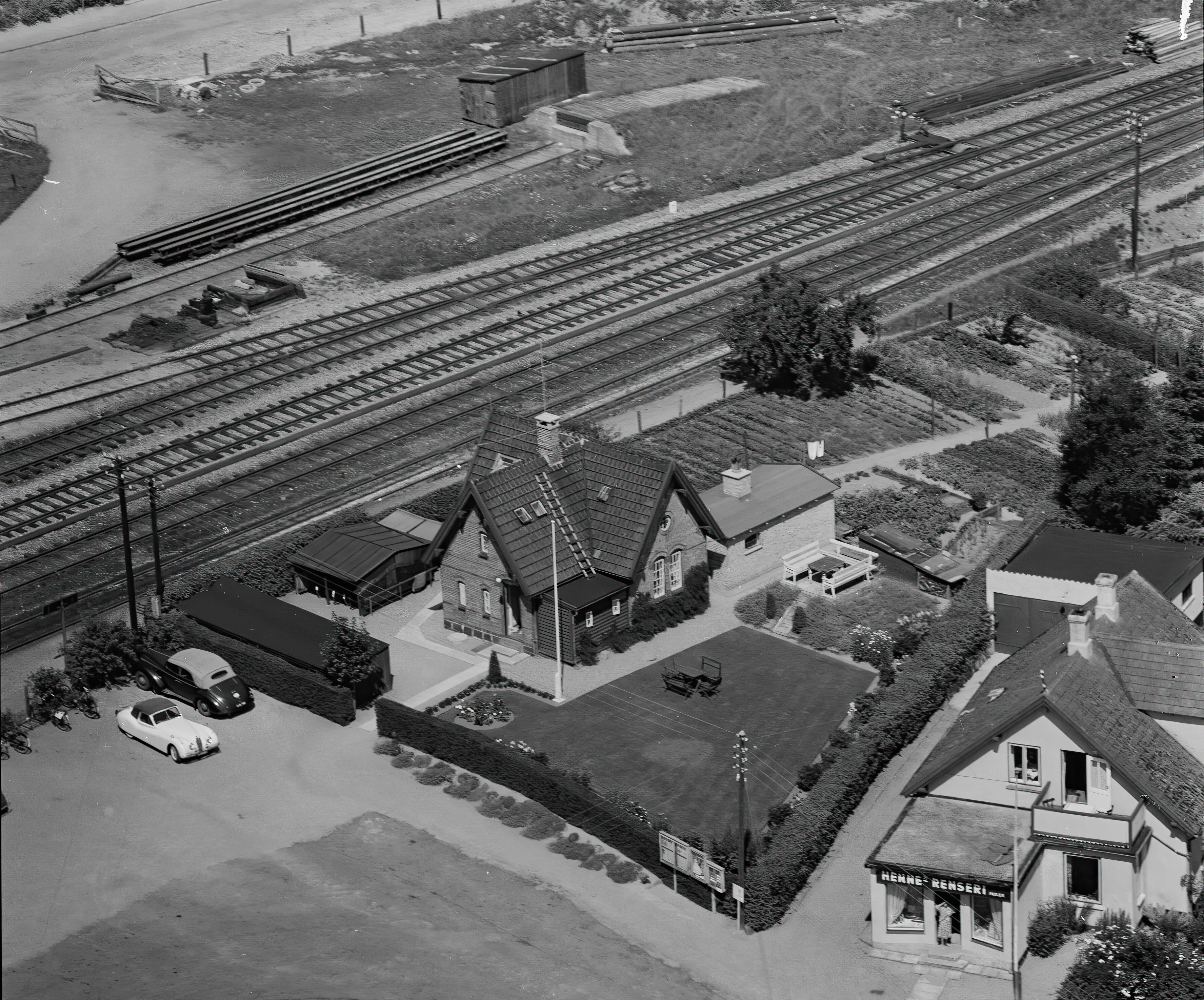 Billede af Espergærde Stations læsserampe.