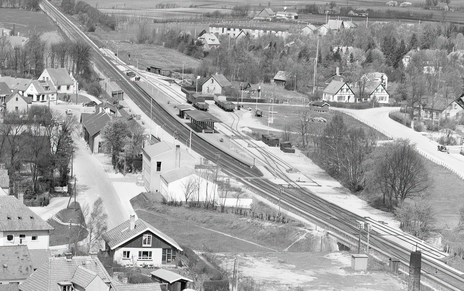 Billede af Allerød Station.