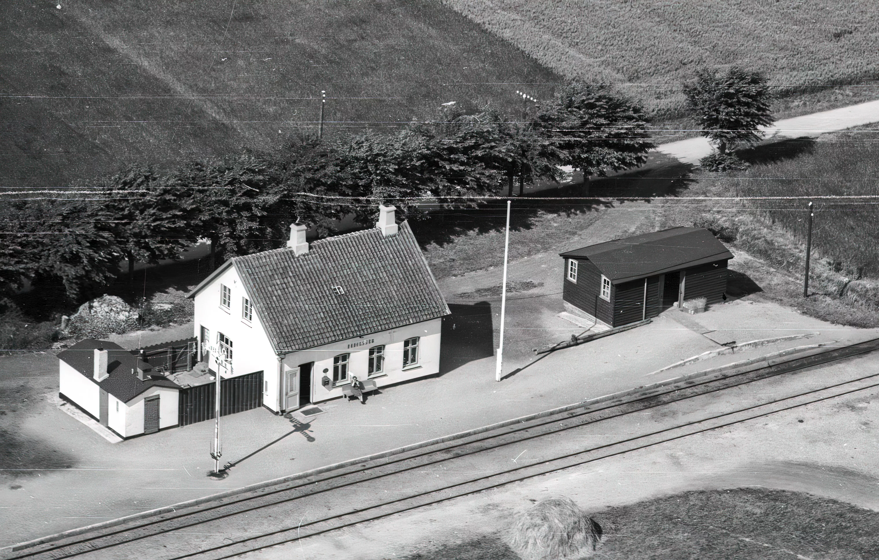 Billede af Bodilsker Station. Billede af Bodilsker Station.