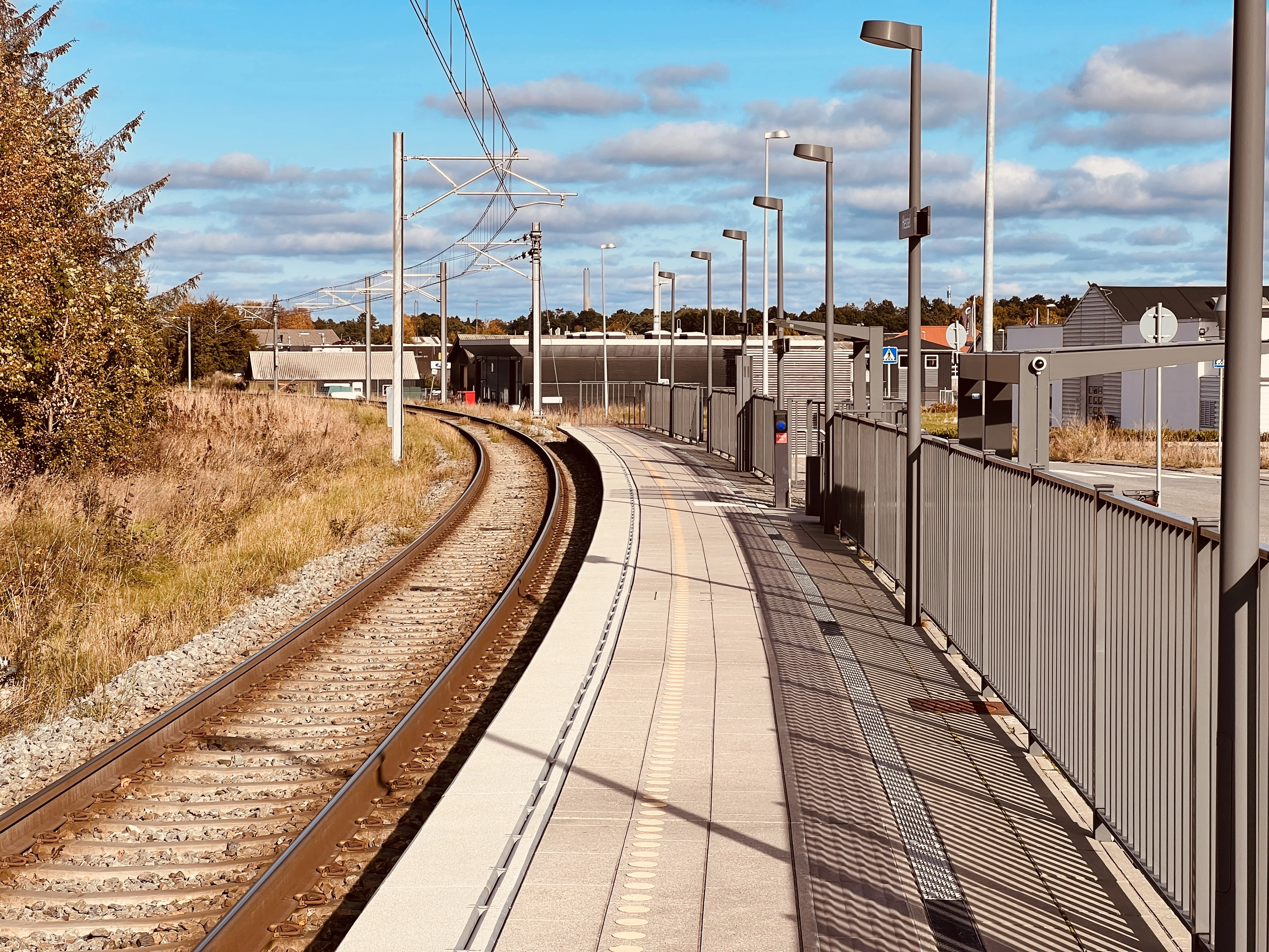 Billede af Hessel Letbanestation.