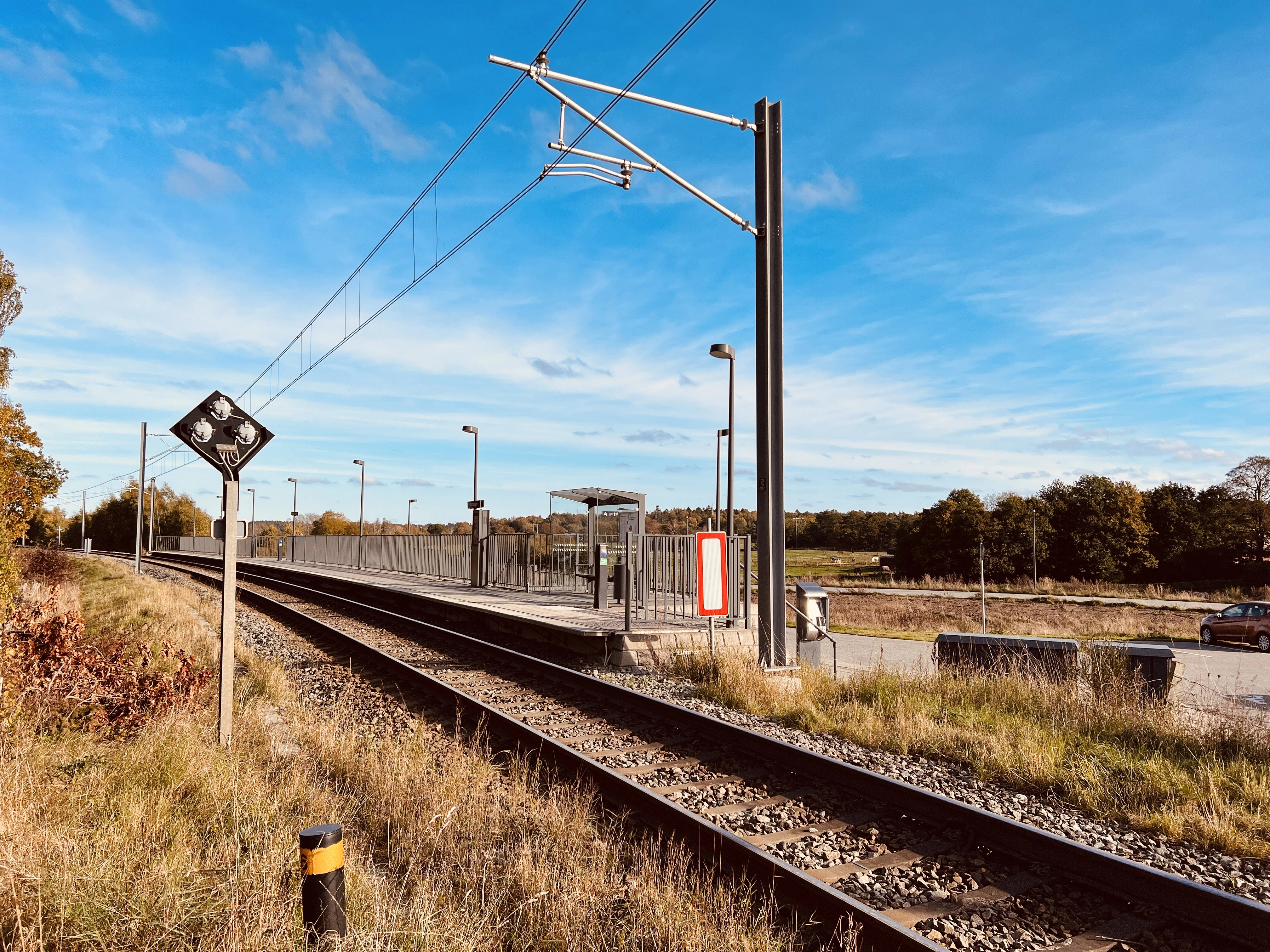 Billede af Thorsager Letbanestation.