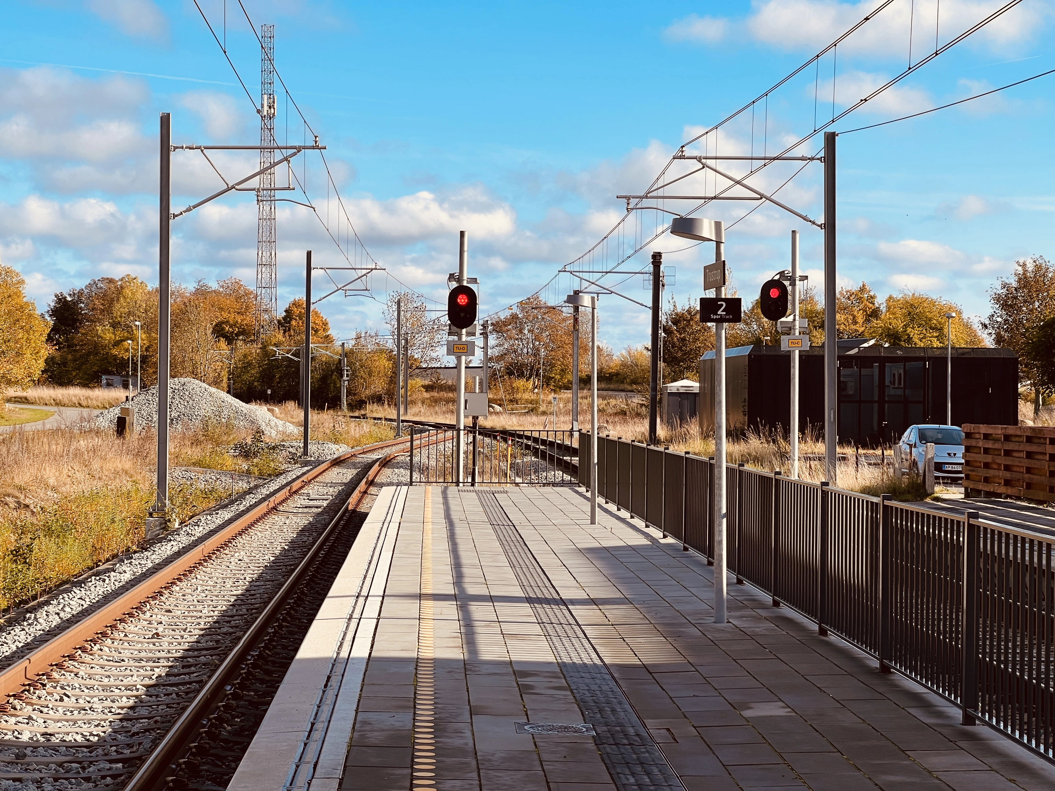Billede af Trustrup Letbanestation. Billede af Trustrup Letbanestation.