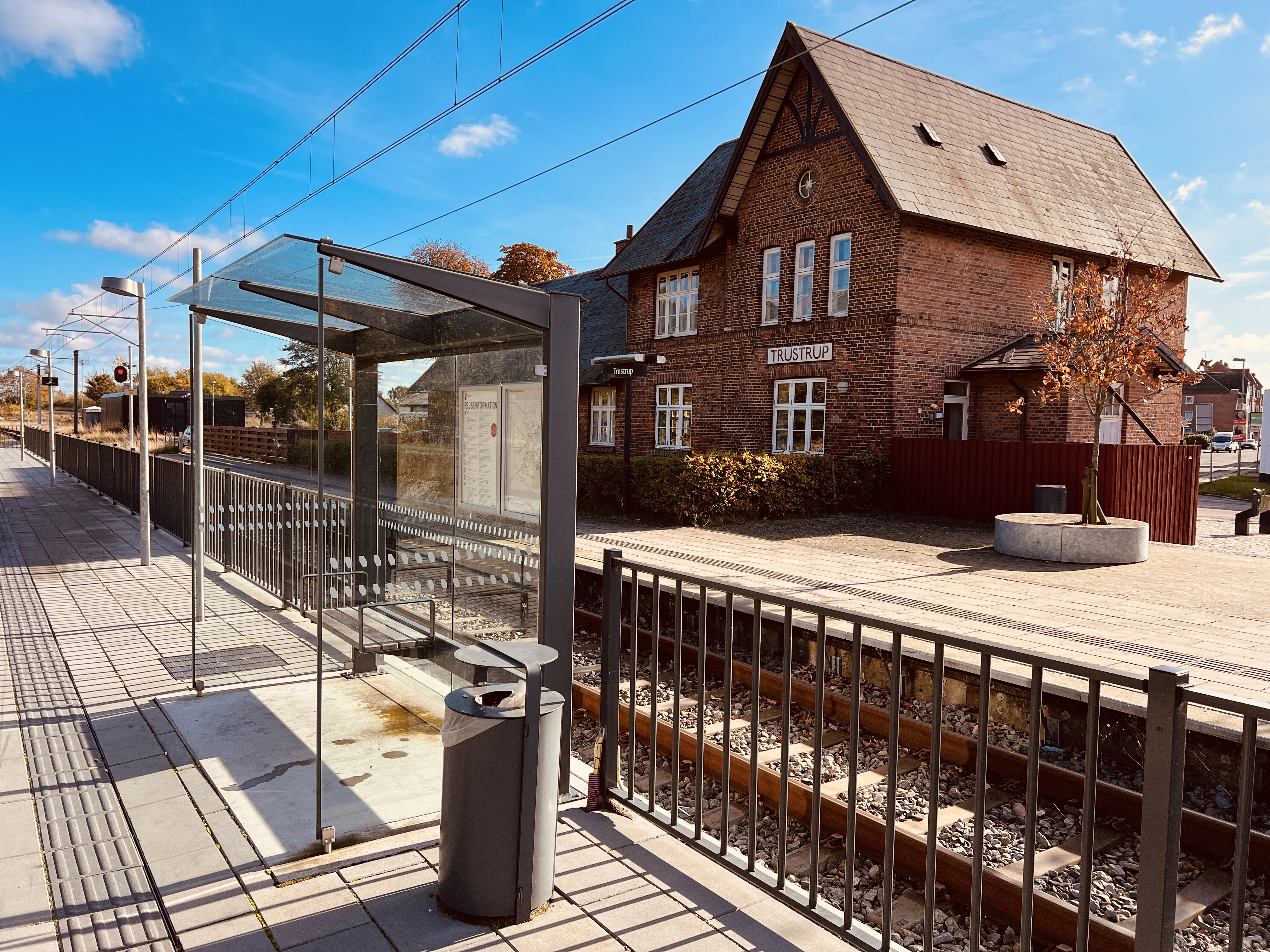 Billede af Trustrup Letbanestation. Billede af Trustrup Letbanestation.