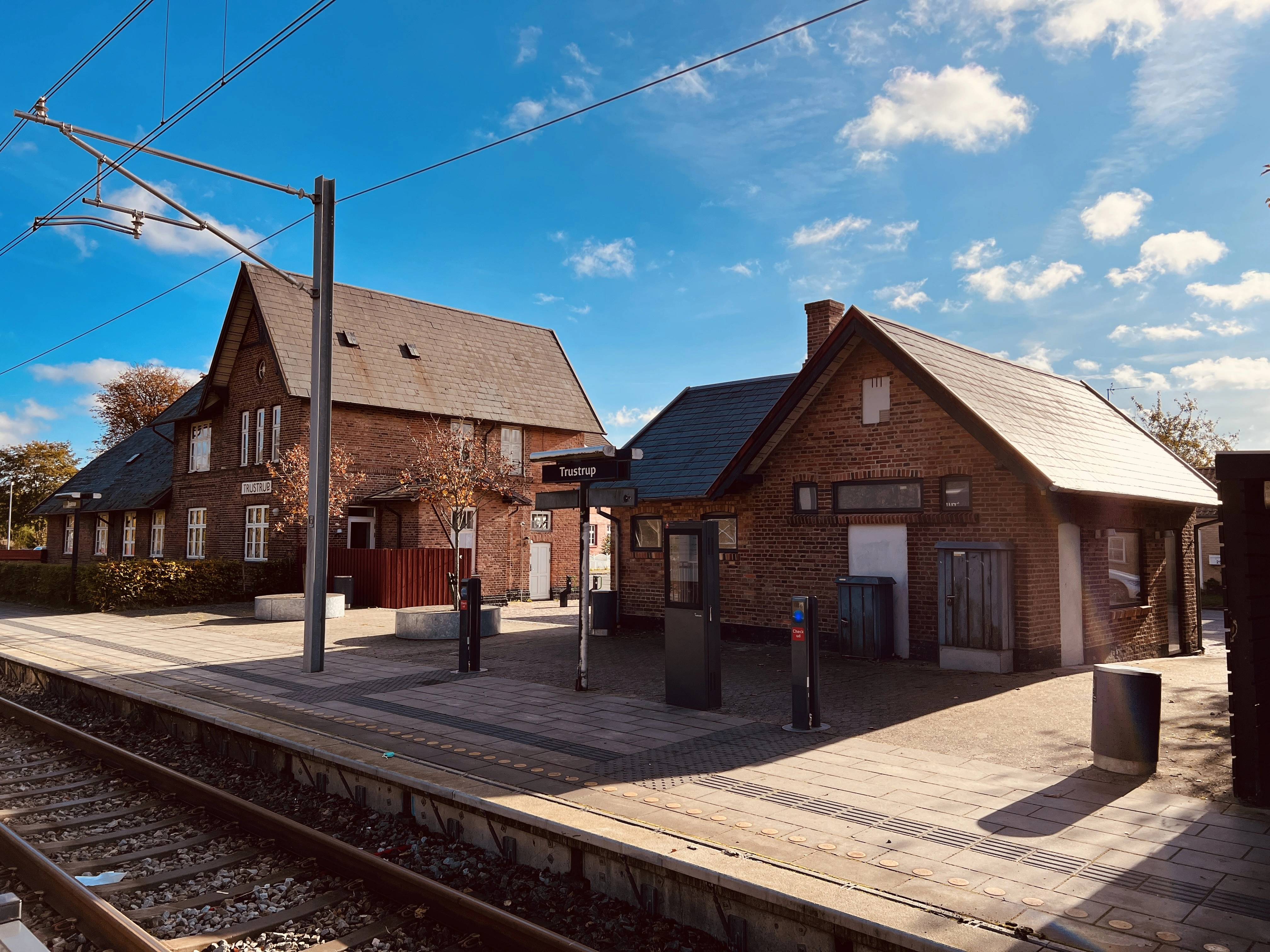 Billede af Trustrup Station.