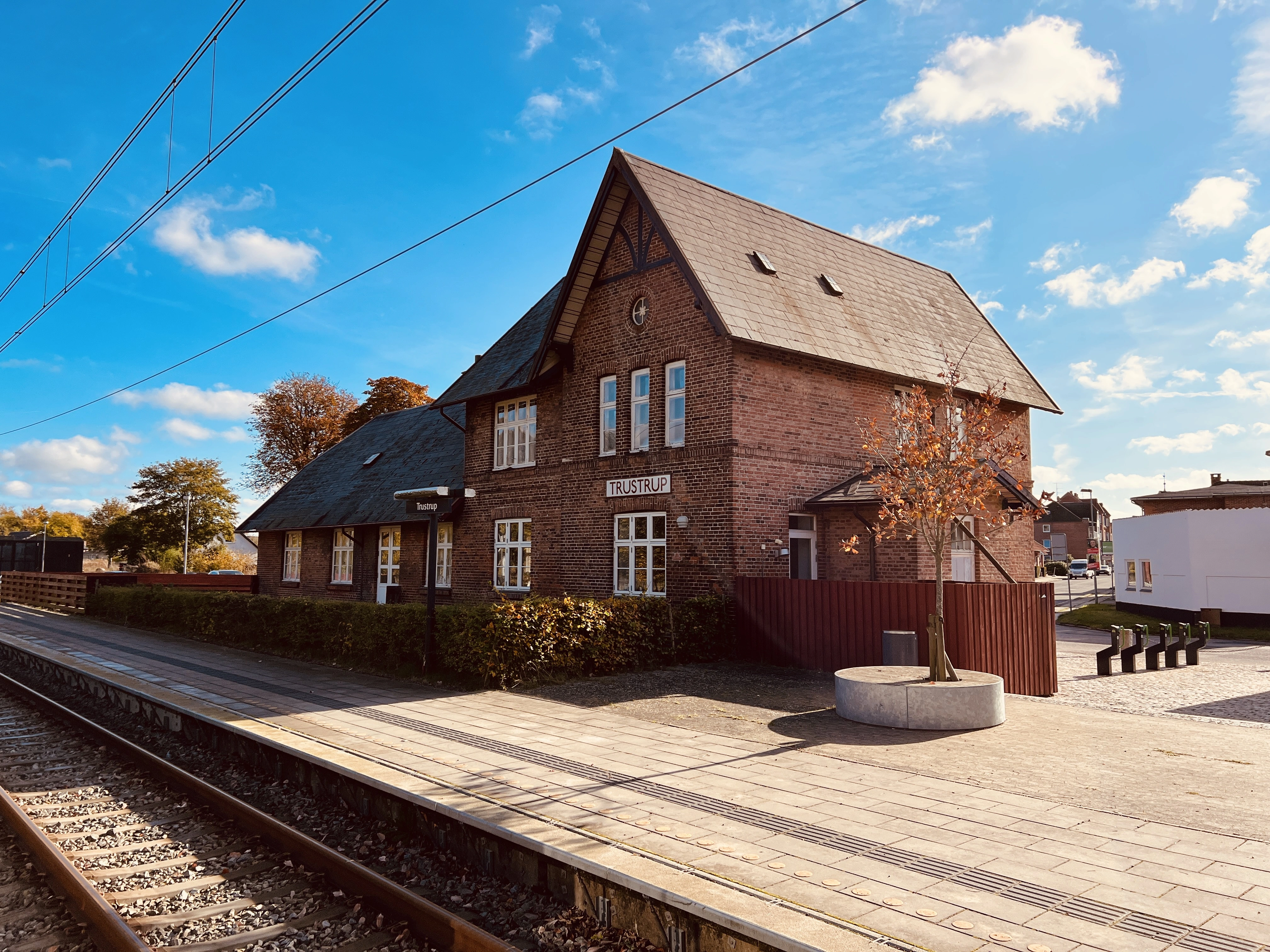 Billede af Trustrup Station.