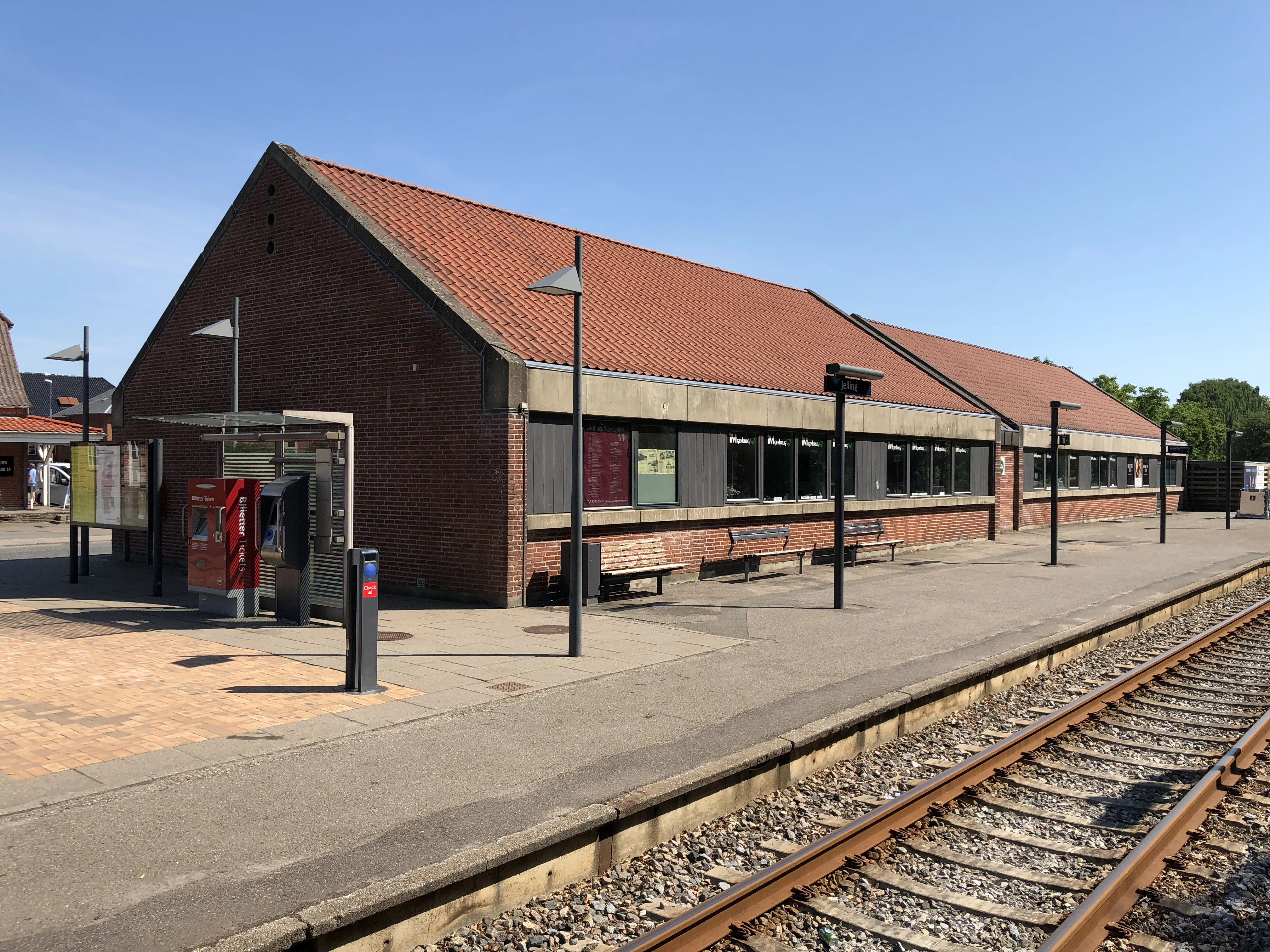 Billede af Jelling Station - Station er nedrevet, men Jelling Station har ligget her. Billede af Jelling Station - Station er nedrevet, men Jelling Station har ligget her.