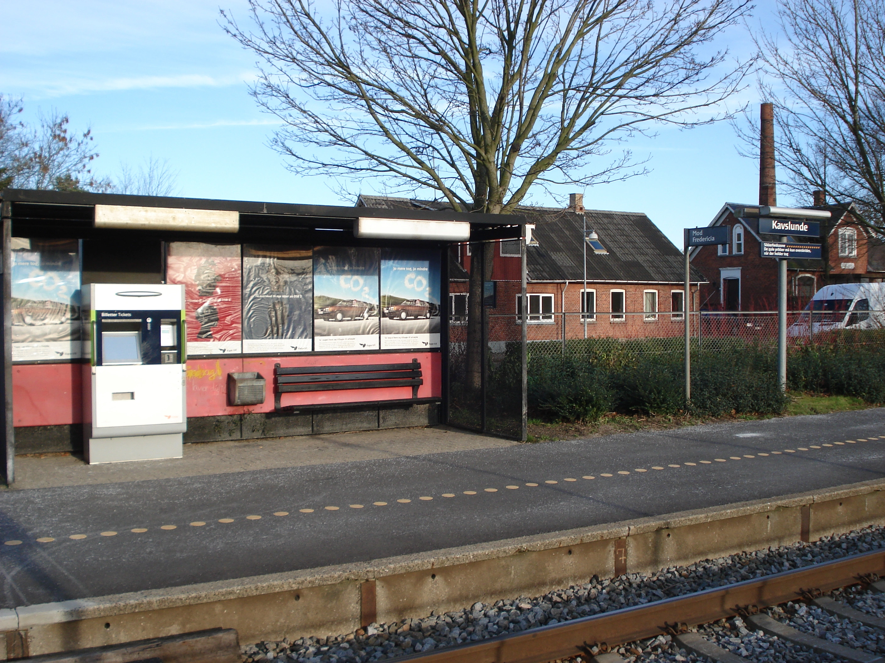 Billede af Kavslunde Station - Station er nedrevet, men Kavslunde Station har ligget her.