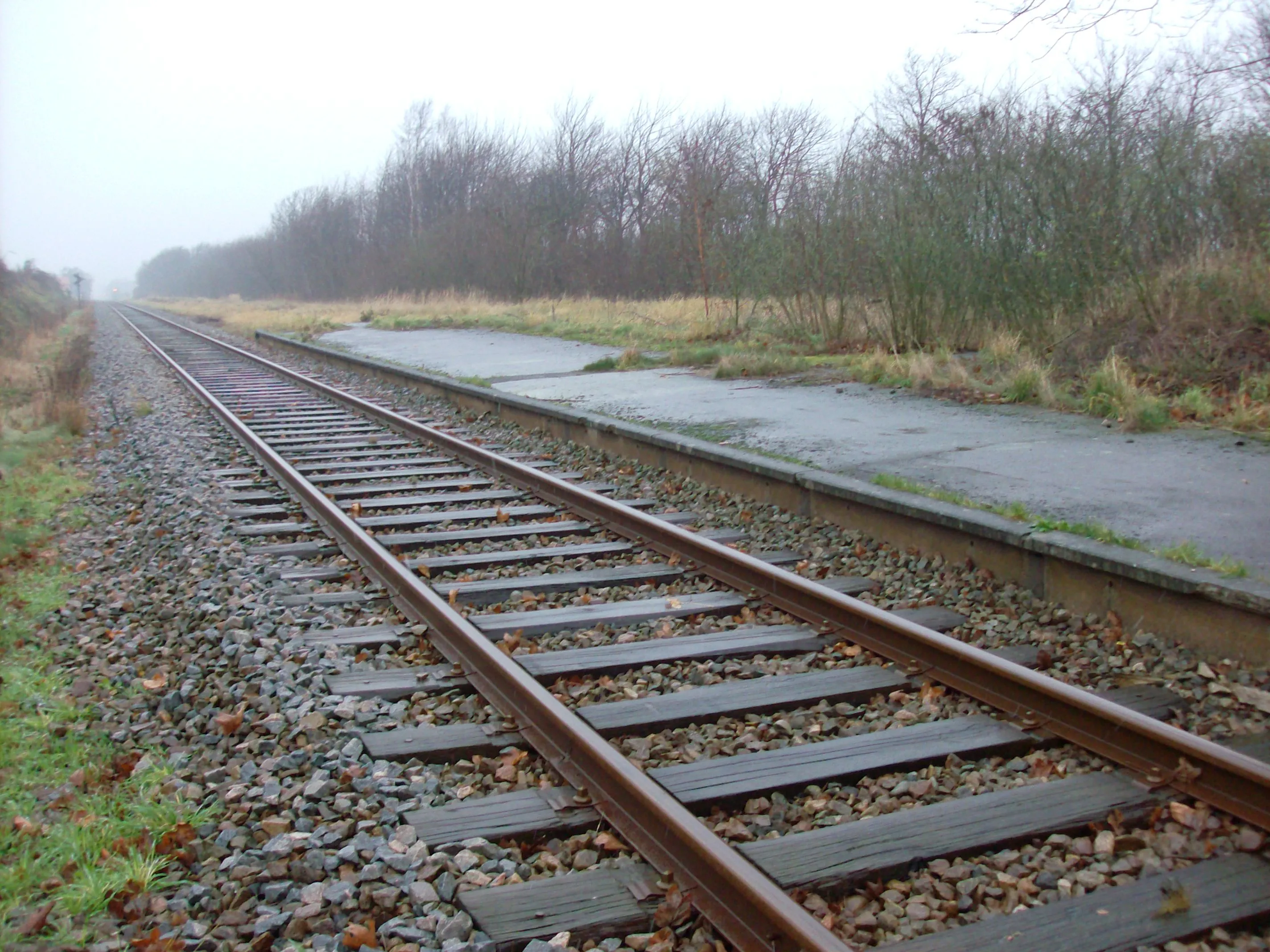 Billede af Marrebæk Billetsalgssted - Billetsalgssted er nedrevet, men Marrebæk Billetsalgssted har ligget her.