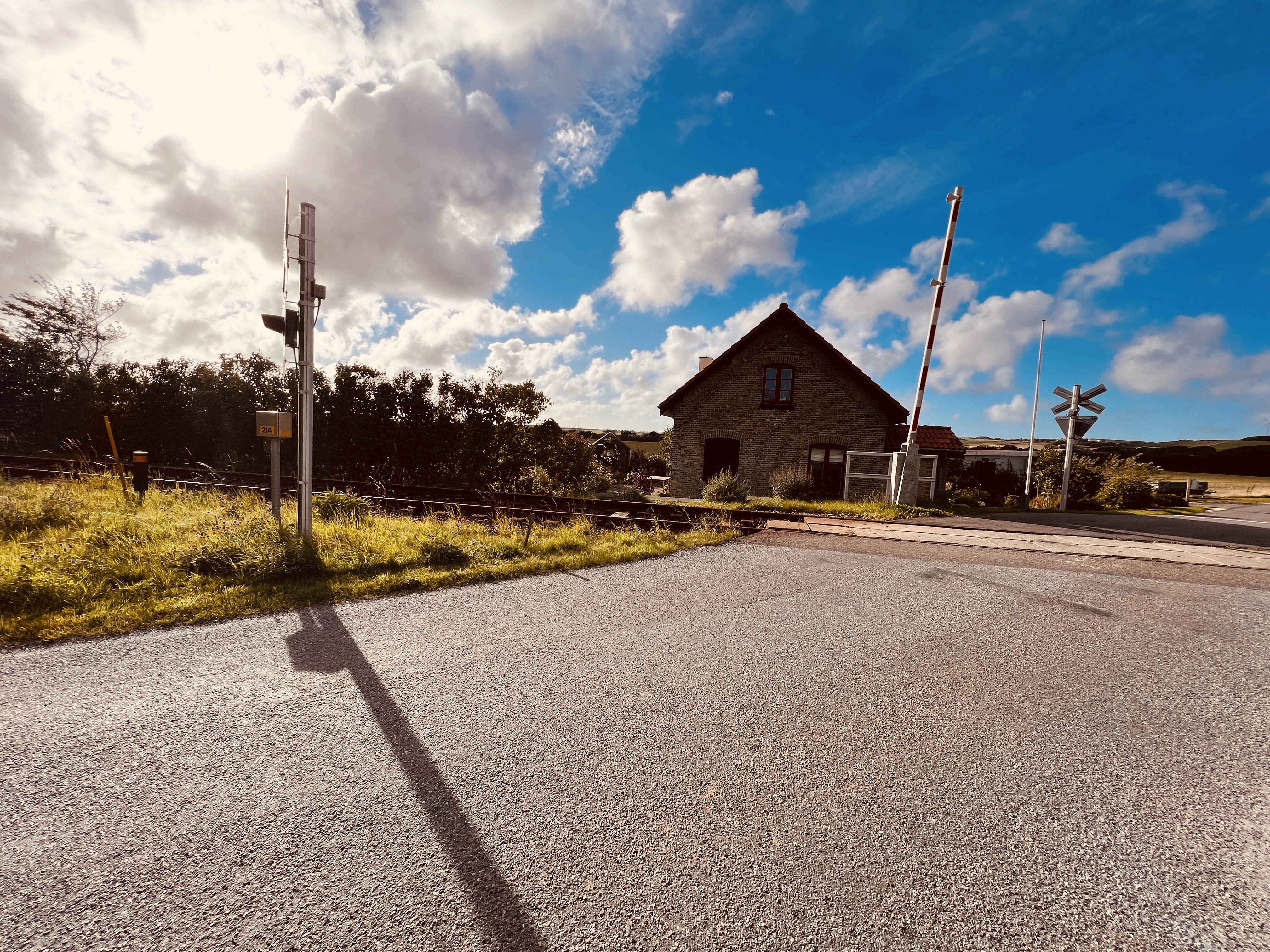 Billede af ledvogterboligen, hvor Todbøl Holdeplads med sidespor lå.