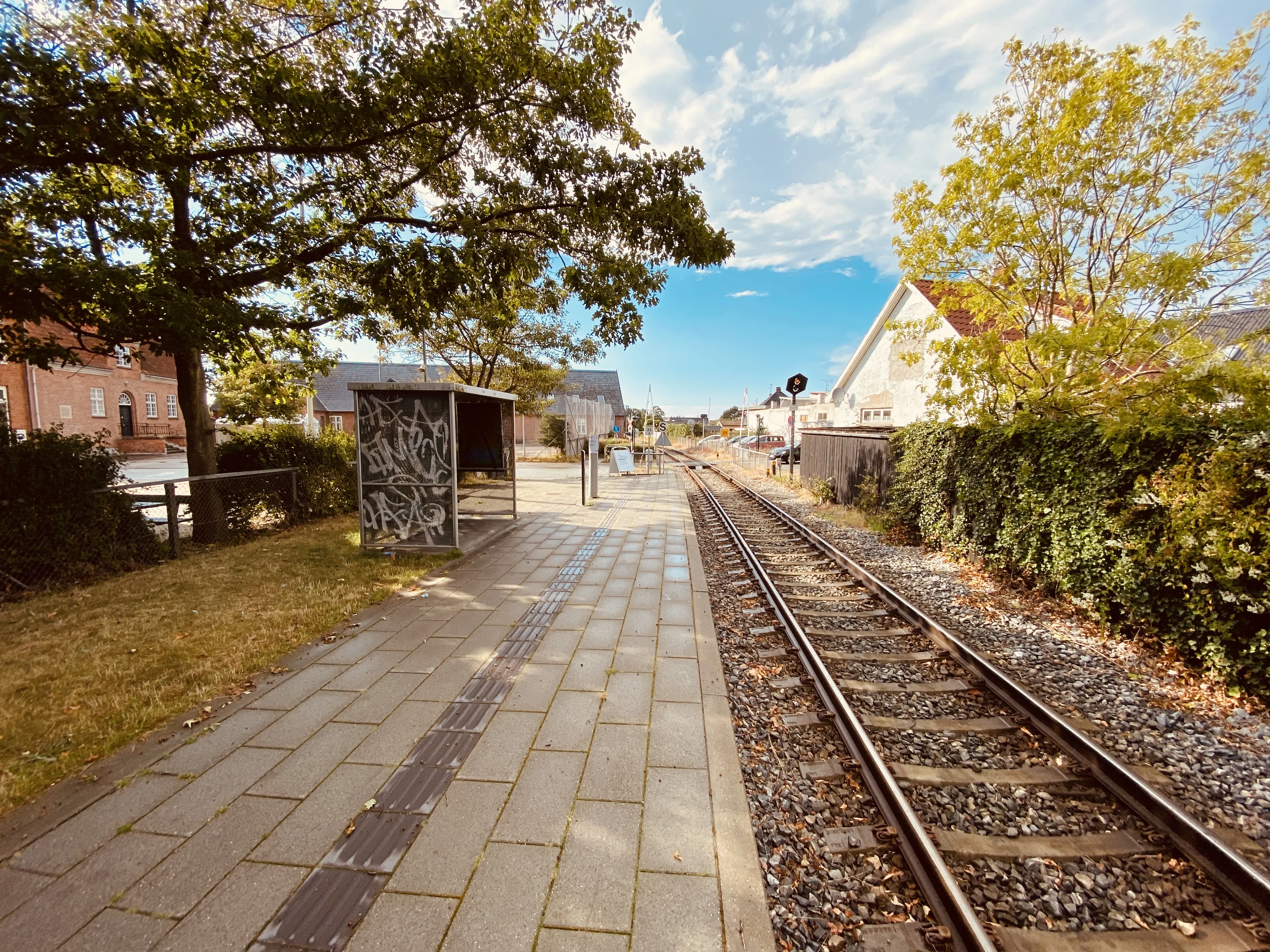 Billede af Gilleleje "midlertidig" Station - Station er nedrevet, men Gilleleje "midlertidig" Station har ligget her.