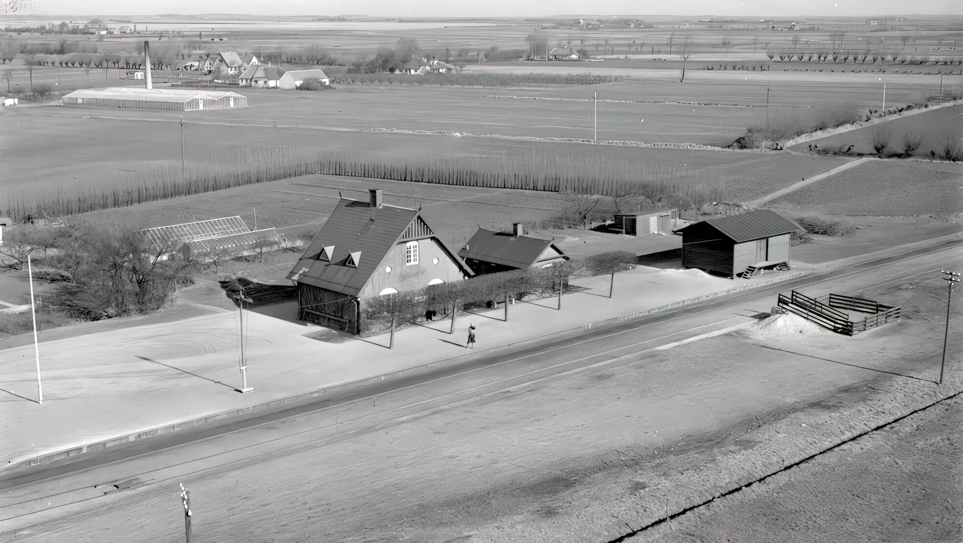 Billede af Agedrup Holdeplads med sidespor.