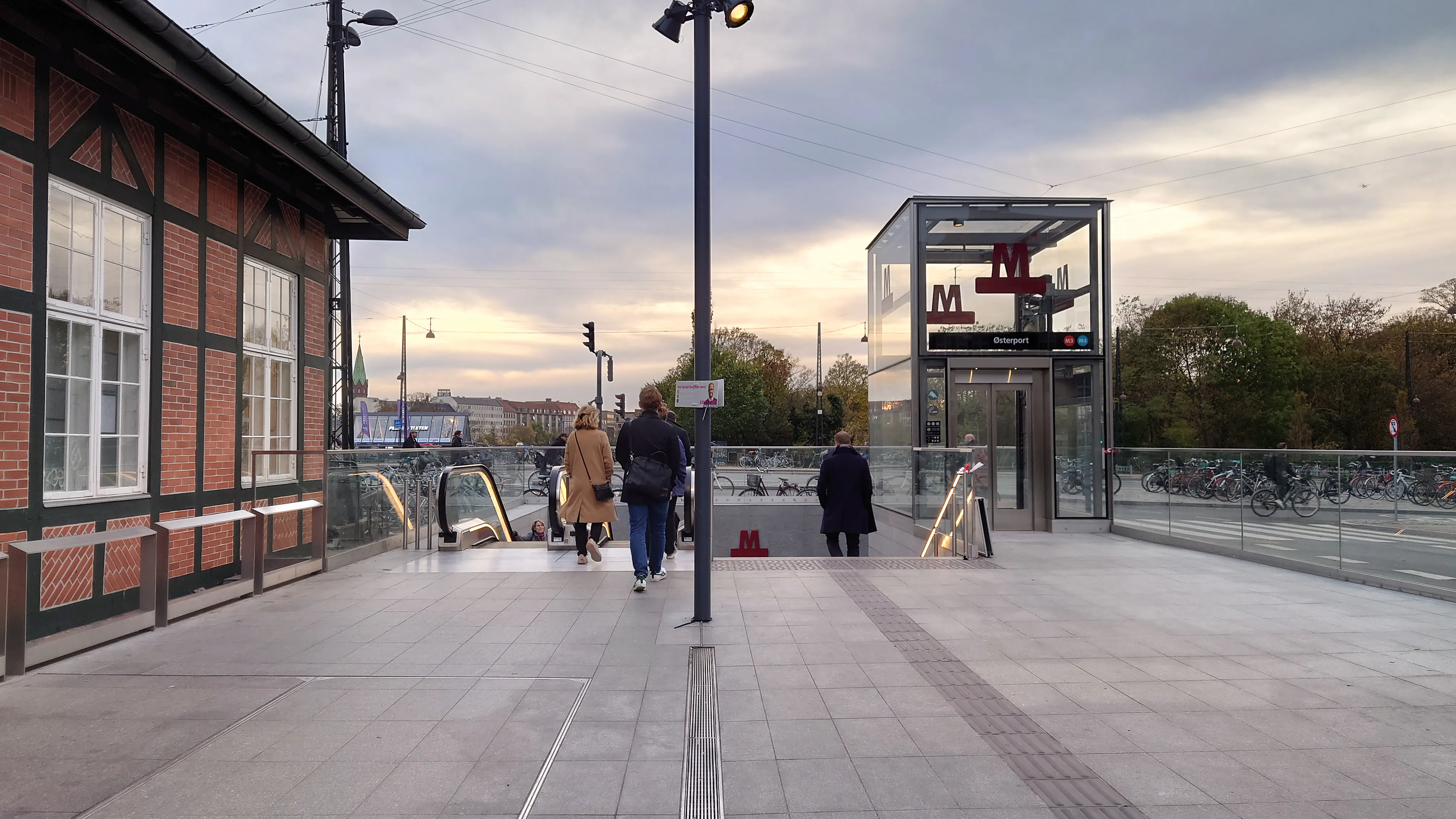 Billede af Østerport Metrostation.