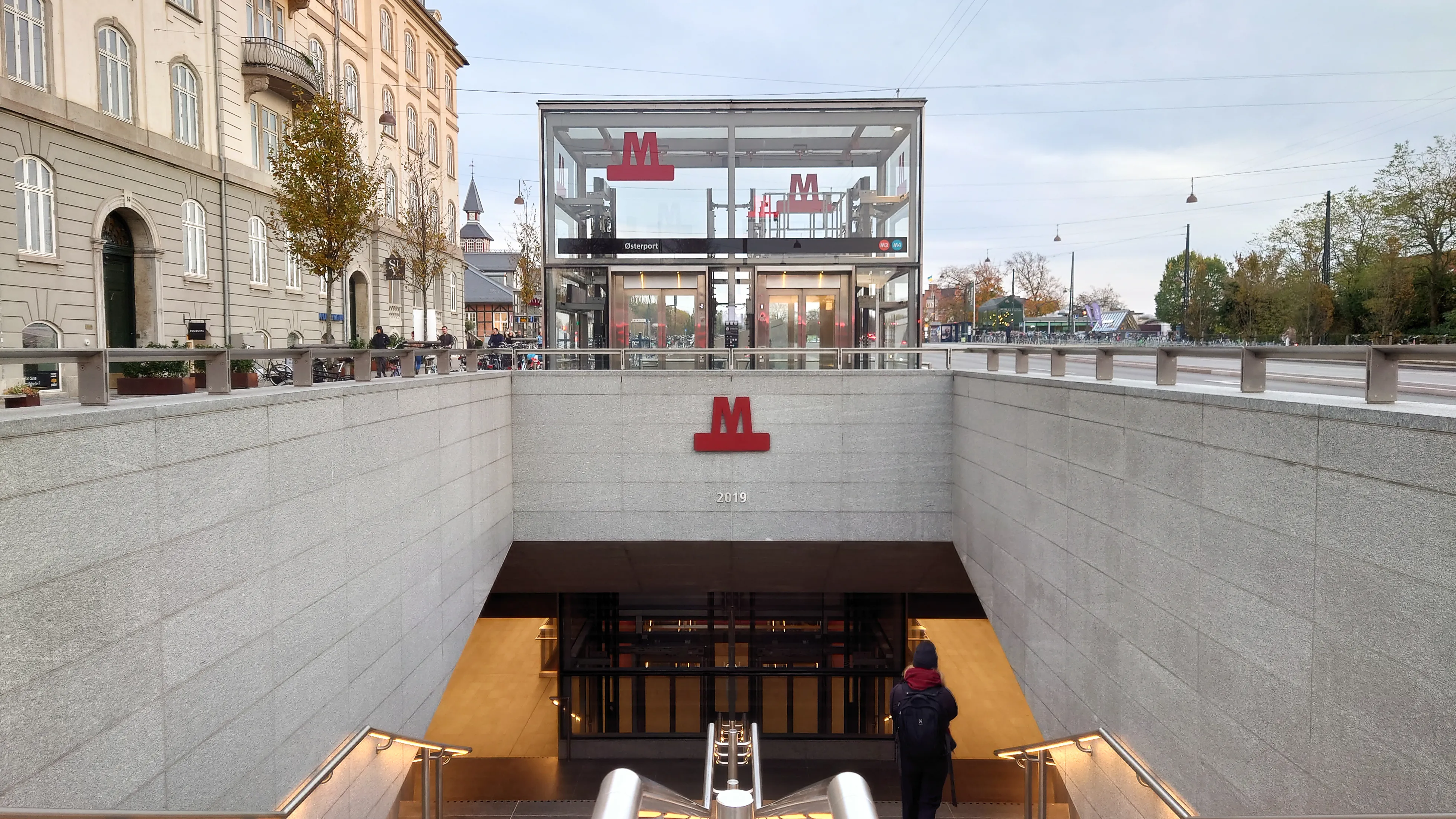 Billede af Østerport Metrostation.