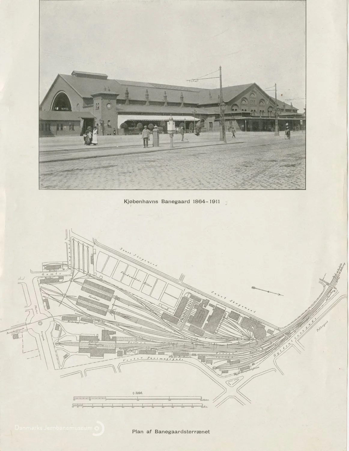 Sporplan af København Station. Sporplan af København Station.