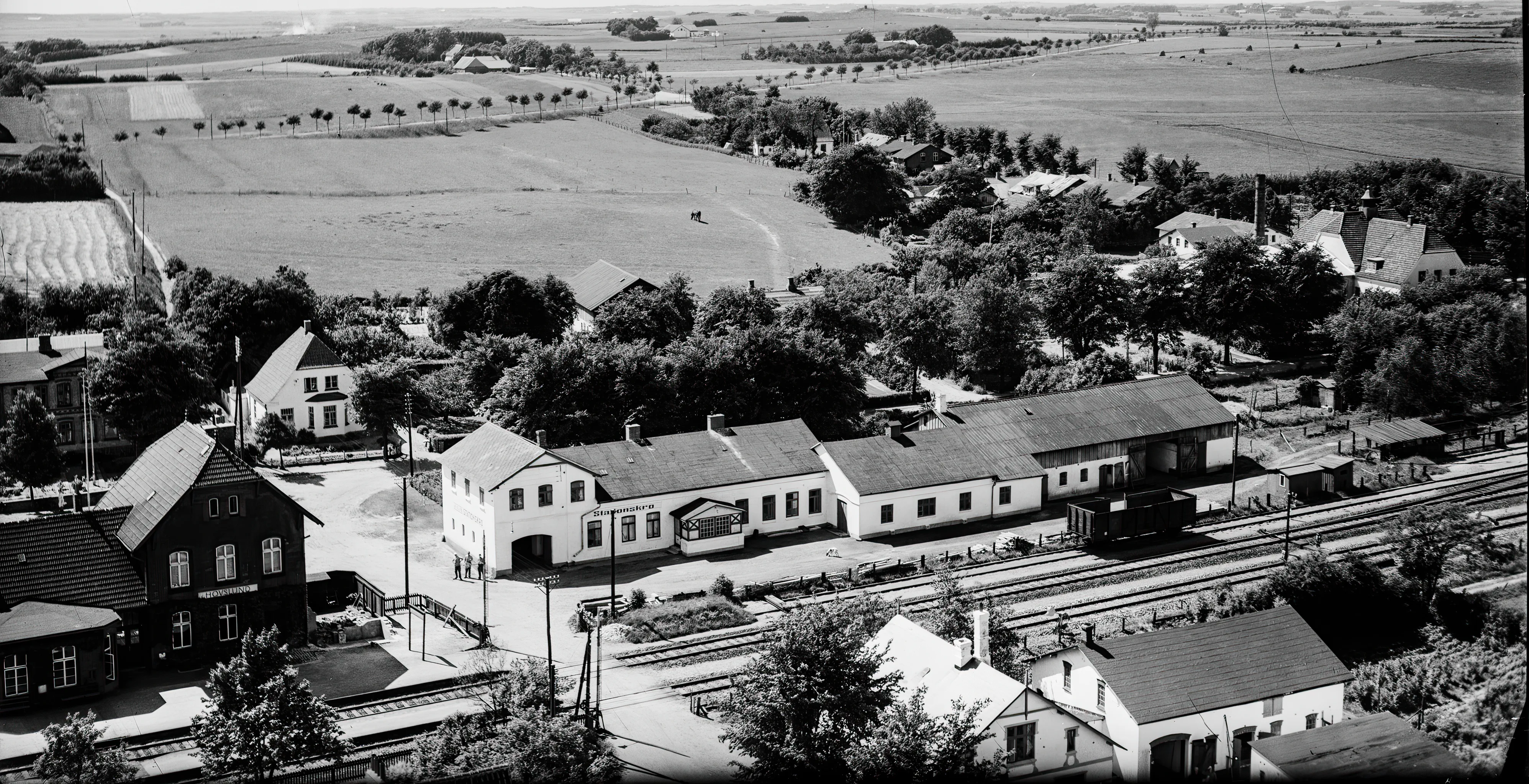 Billede af Hovslund Stationsby (Smalspor) Stationskro. Billede af Hovslund Stationsby (Smalspor) Stationskro.