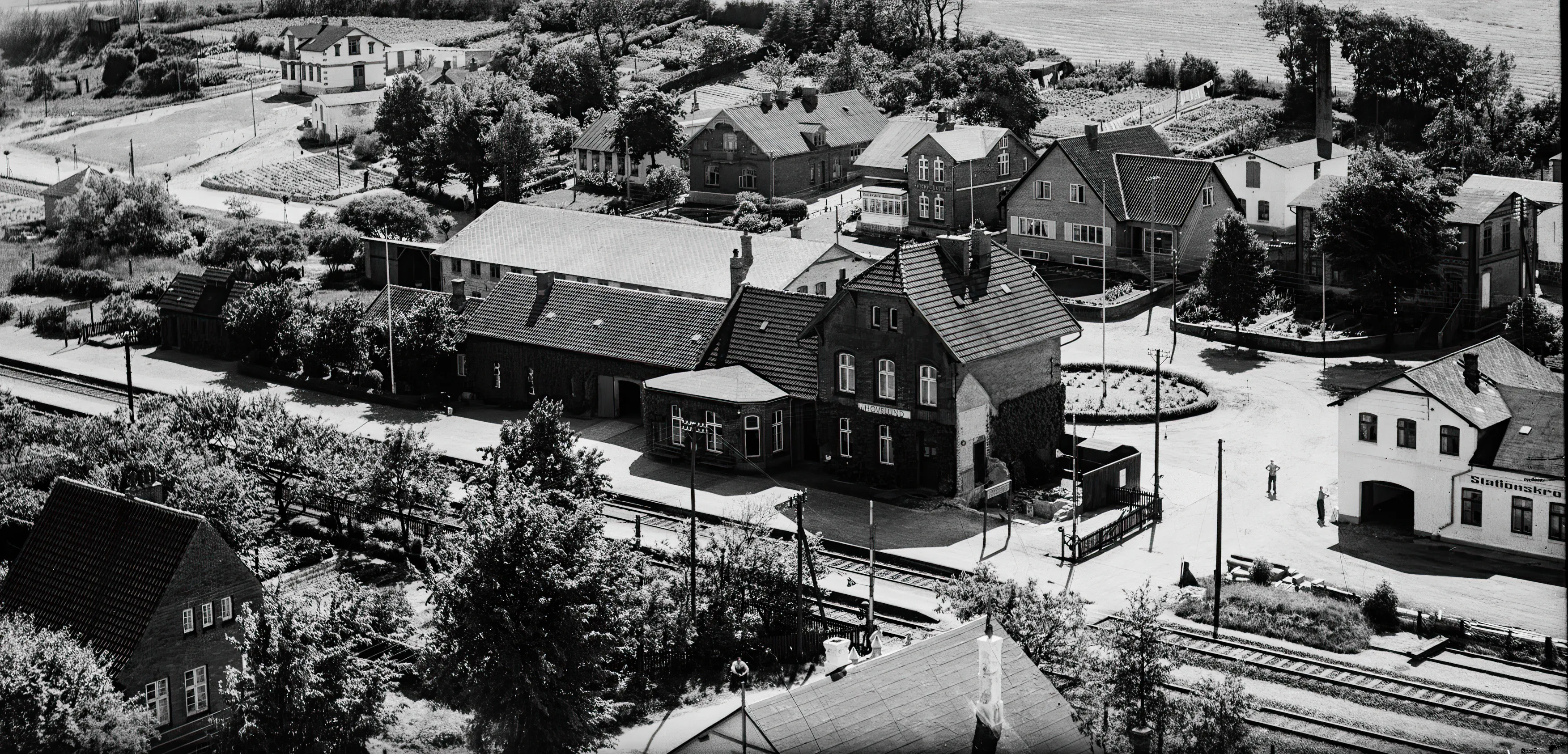 Billede af Hovslund Stationsby Station. Billede af Hovslund Stationsby Station.