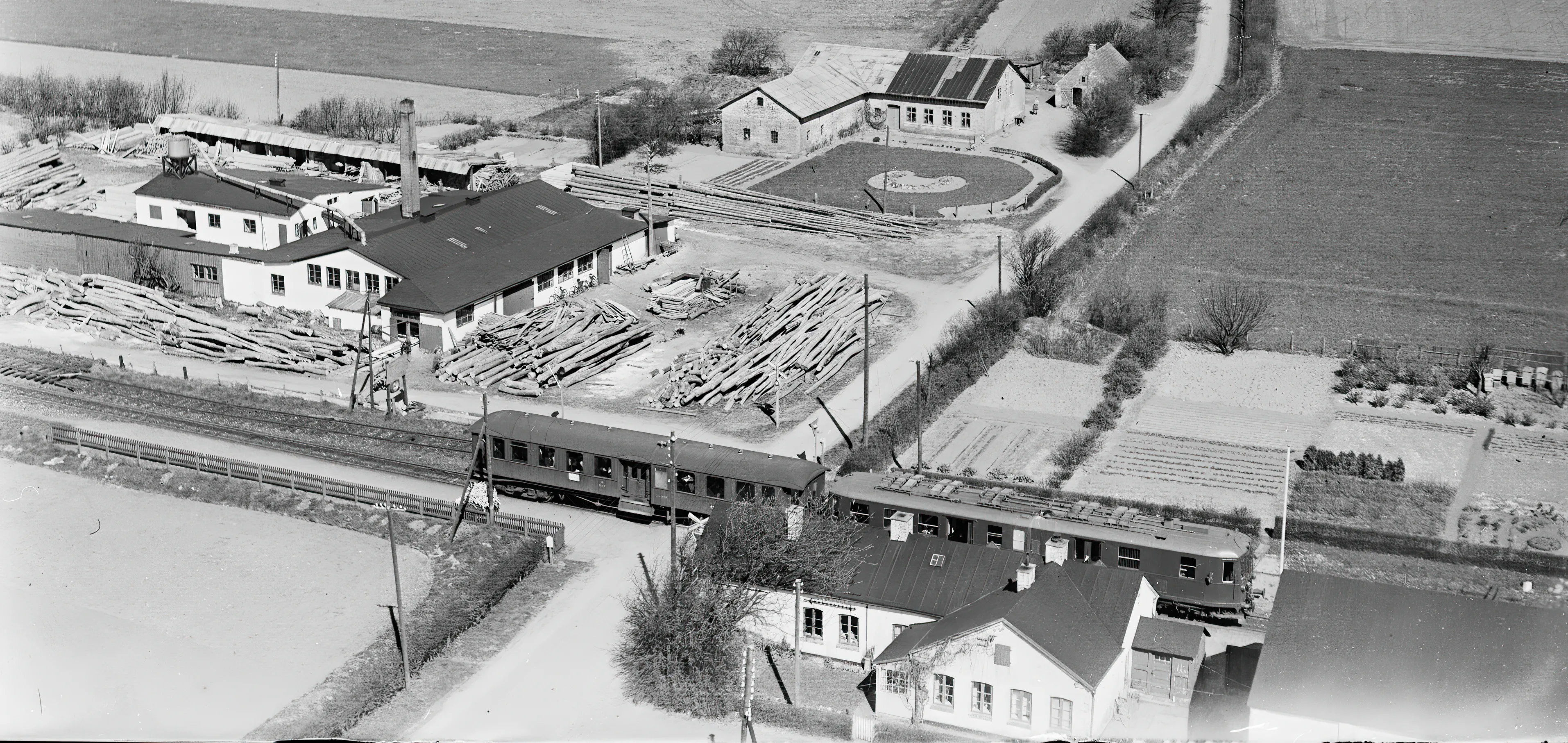 Billede af Hammelev (Sønderjylland) Billetsalgssted med Sidespor. Billede af Hammelev (Sønderjylland) Billetsalgssted med Sidespor.