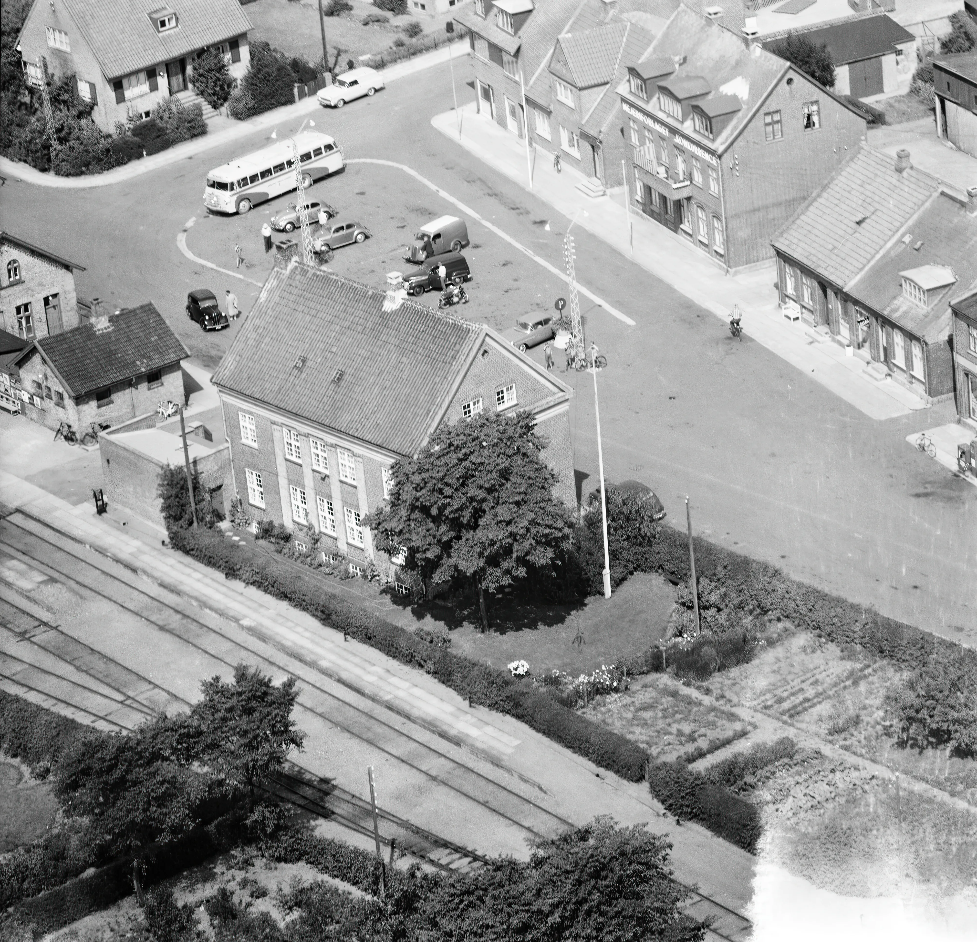 Billede af posthuset ved Fjerritslev Station.